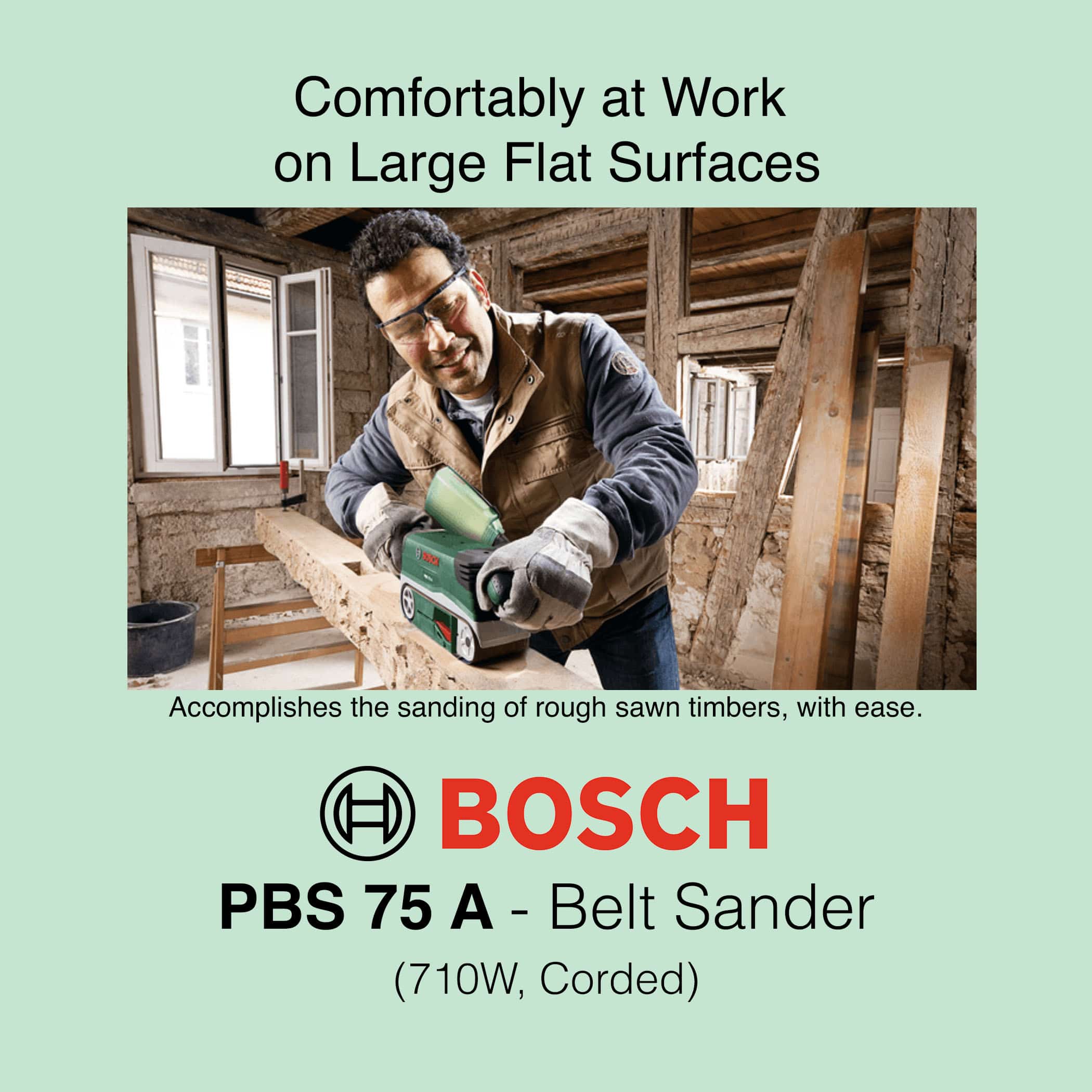 Bosch PBS 75 A - Belt Sander - Image 5