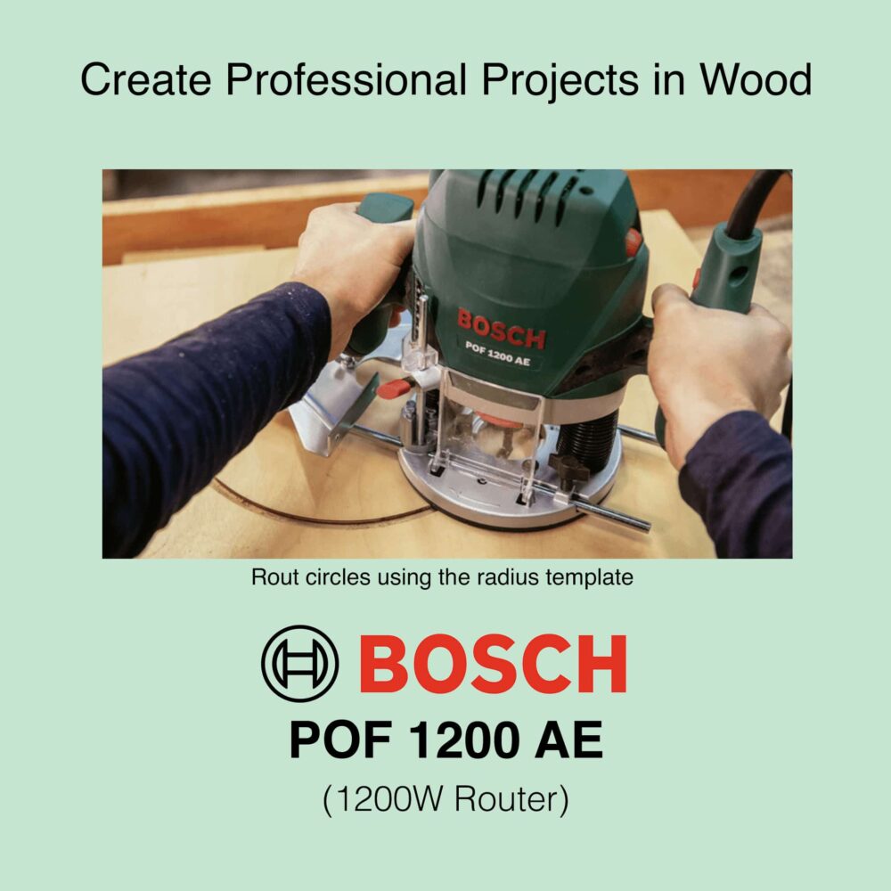Bosch POF 1200 AE - 1200W Corded Router