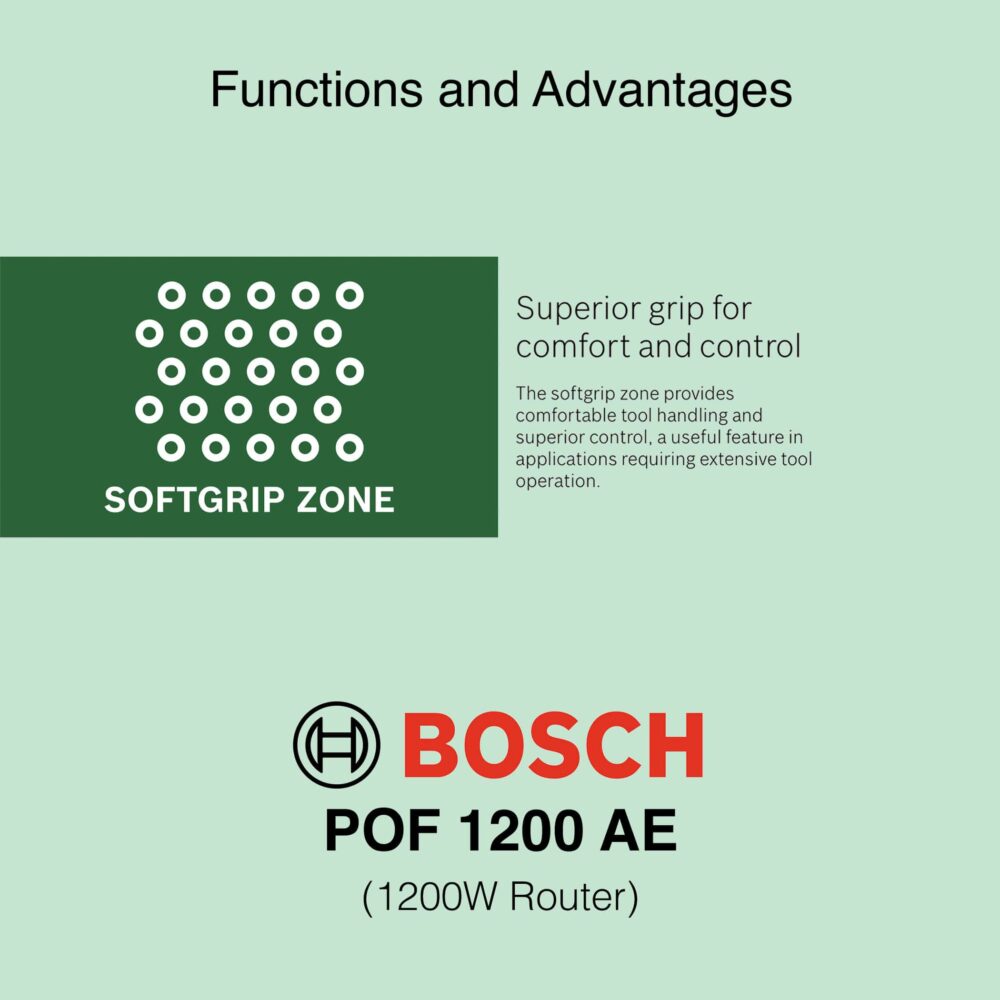 Bosch POF 1200 AE - 1200W Corded Router