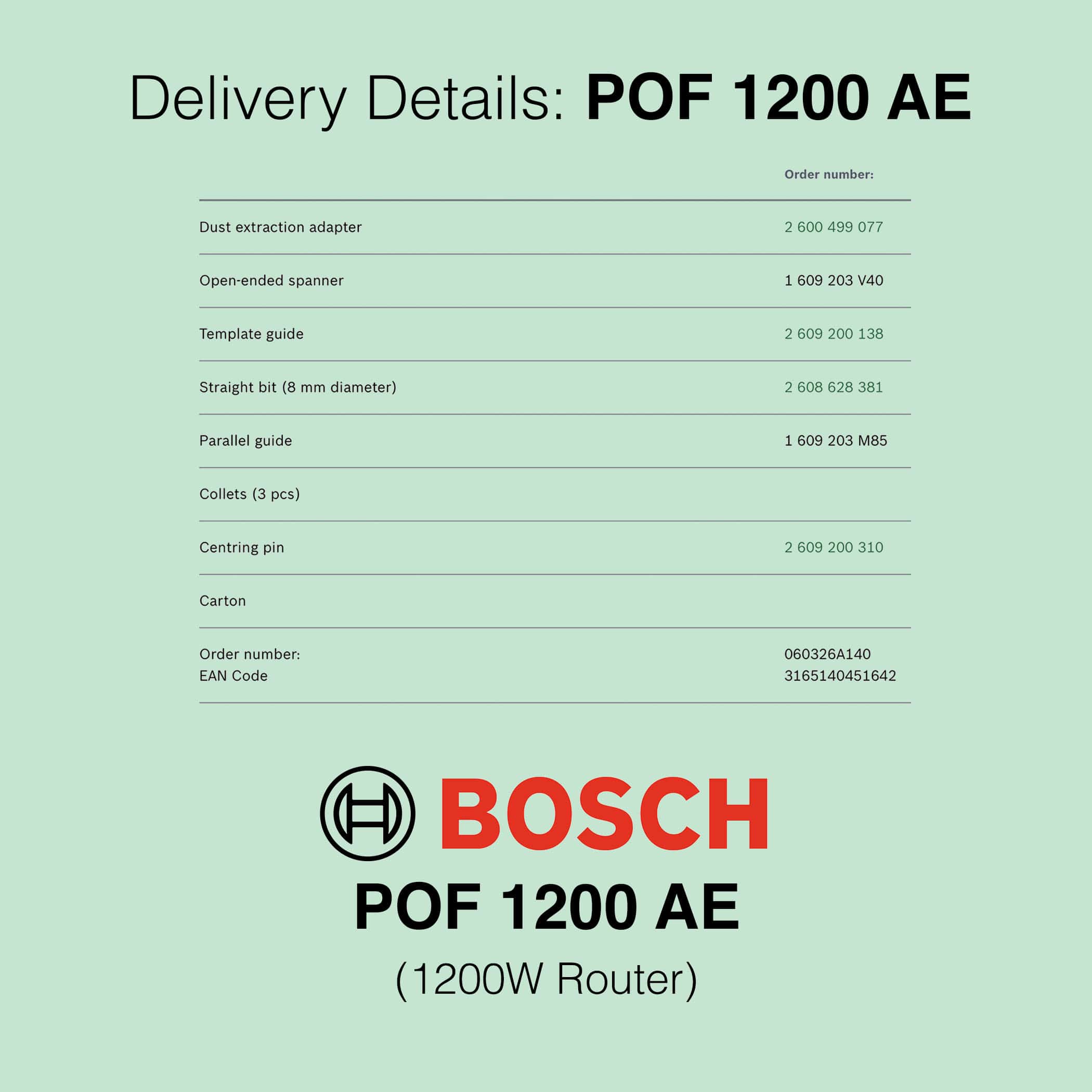 Bosch POF 1200 AE - 1200W Corded Router - Image 11