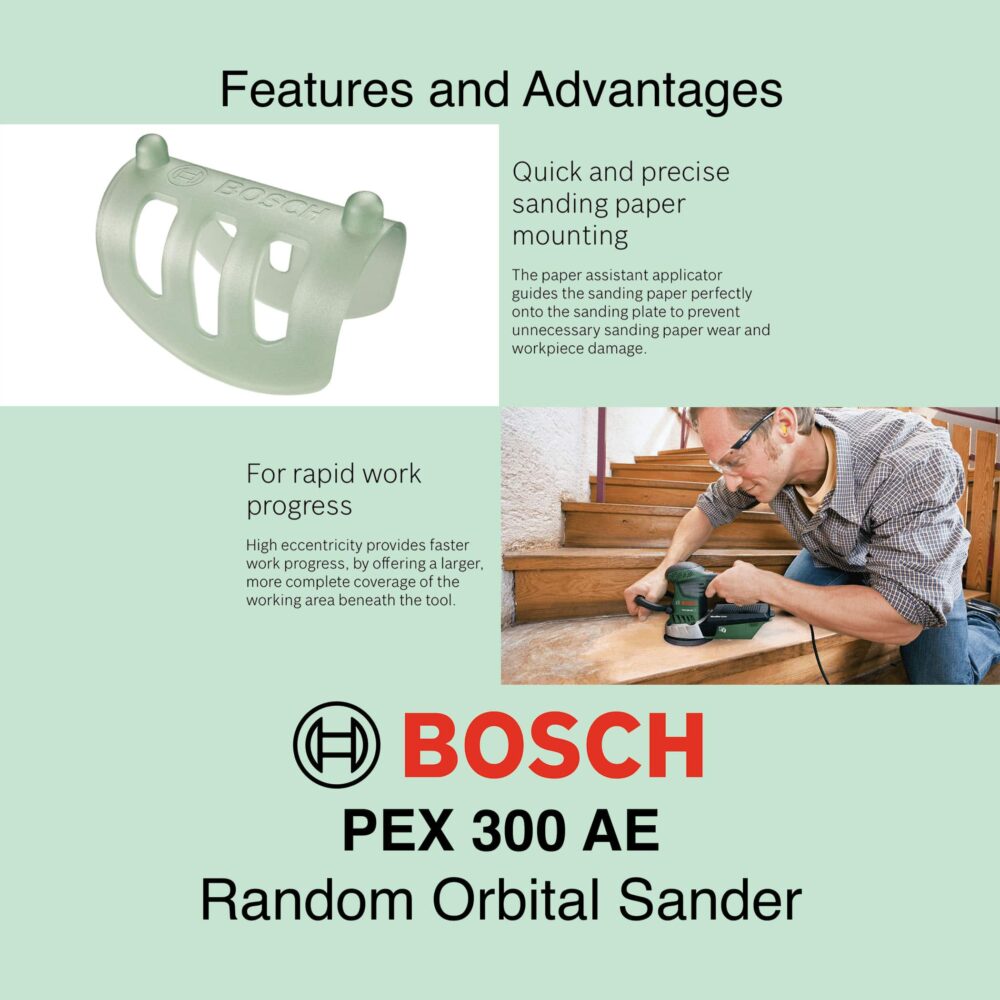 Bosch PEX 300 AE - Corded Random Orbital Sander