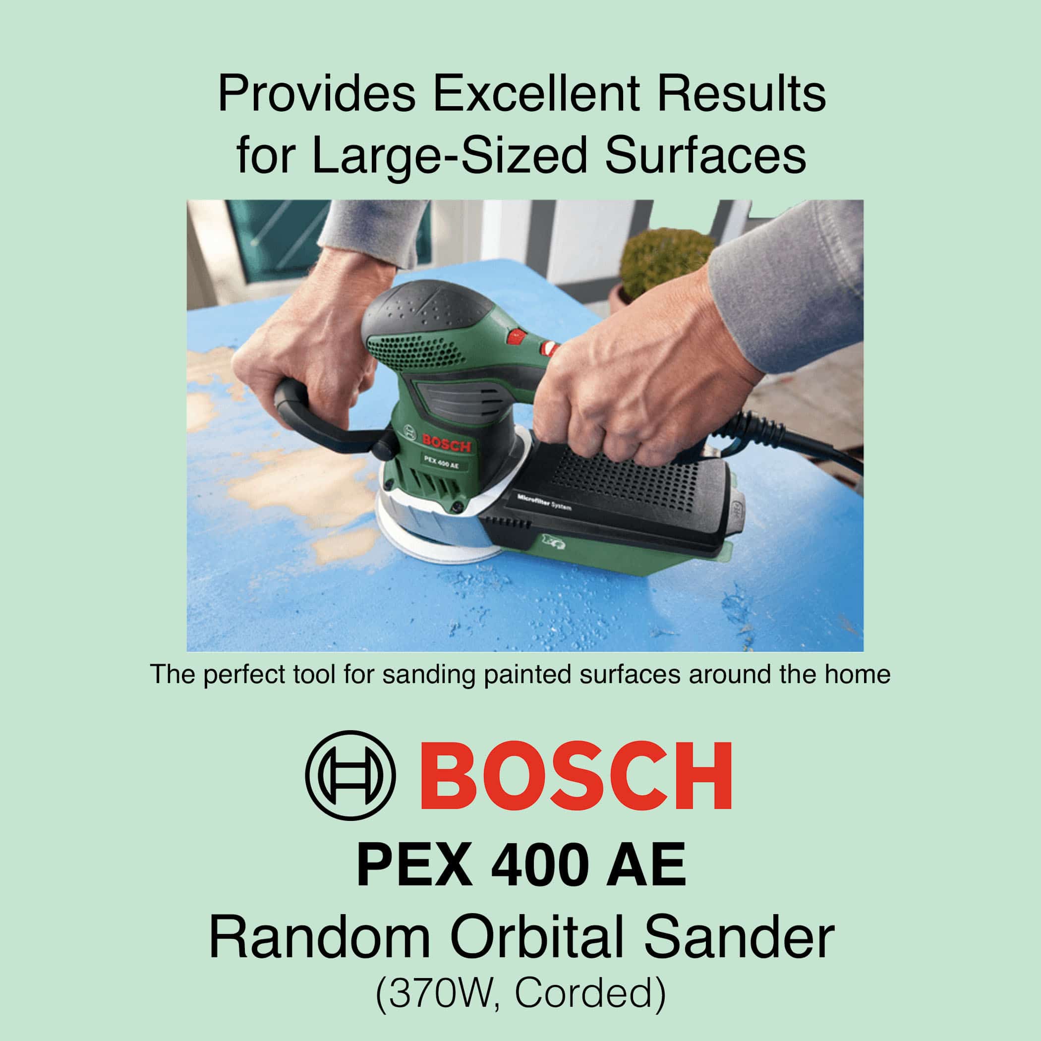 Bosch PEX 400 AE - Corded Orbital Sander - Image 3