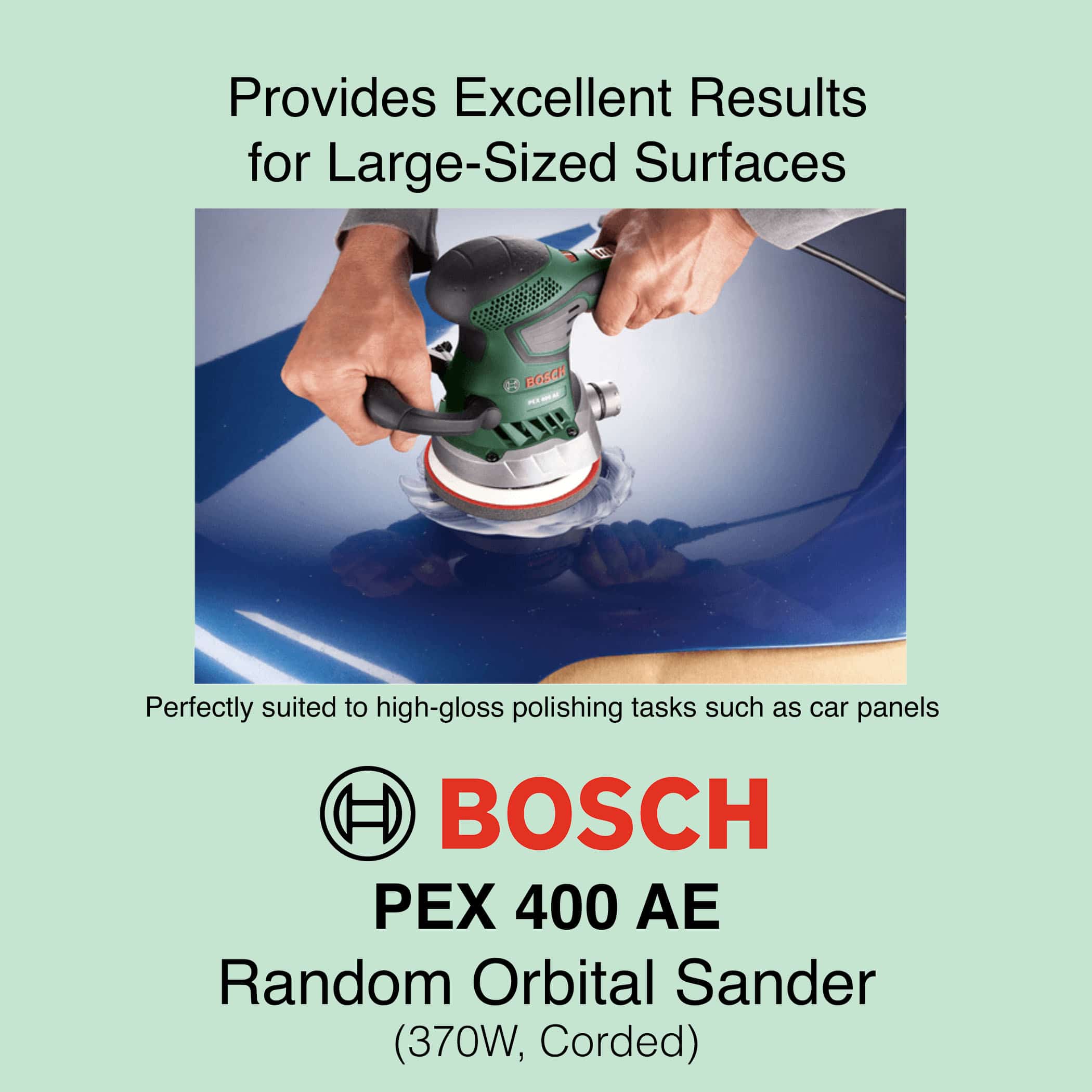 Bosch PEX 400 AE - Corded Orbital Sander - Image 7