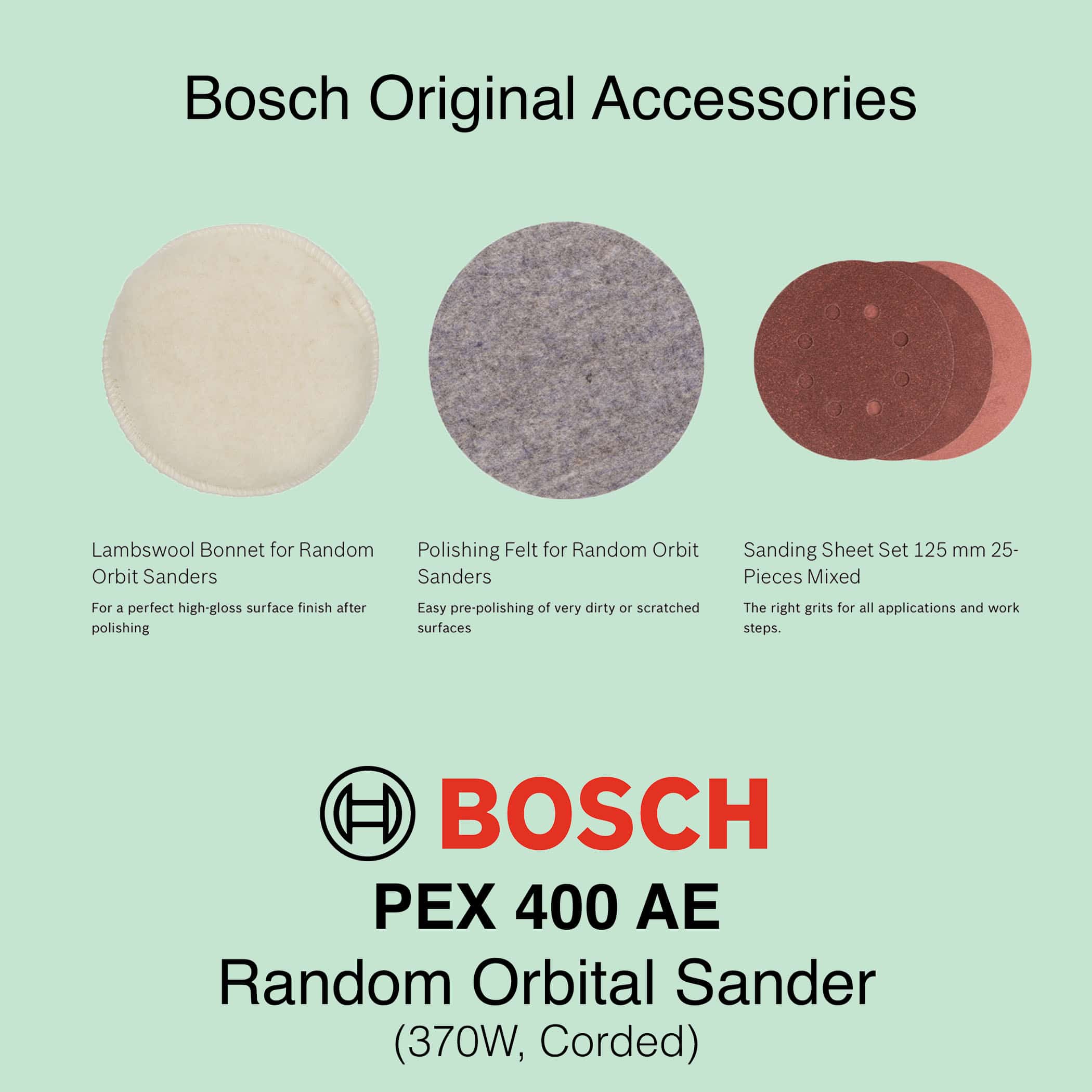 Bosch PEX 400 AE - Corded Orbital Sander - Image 14