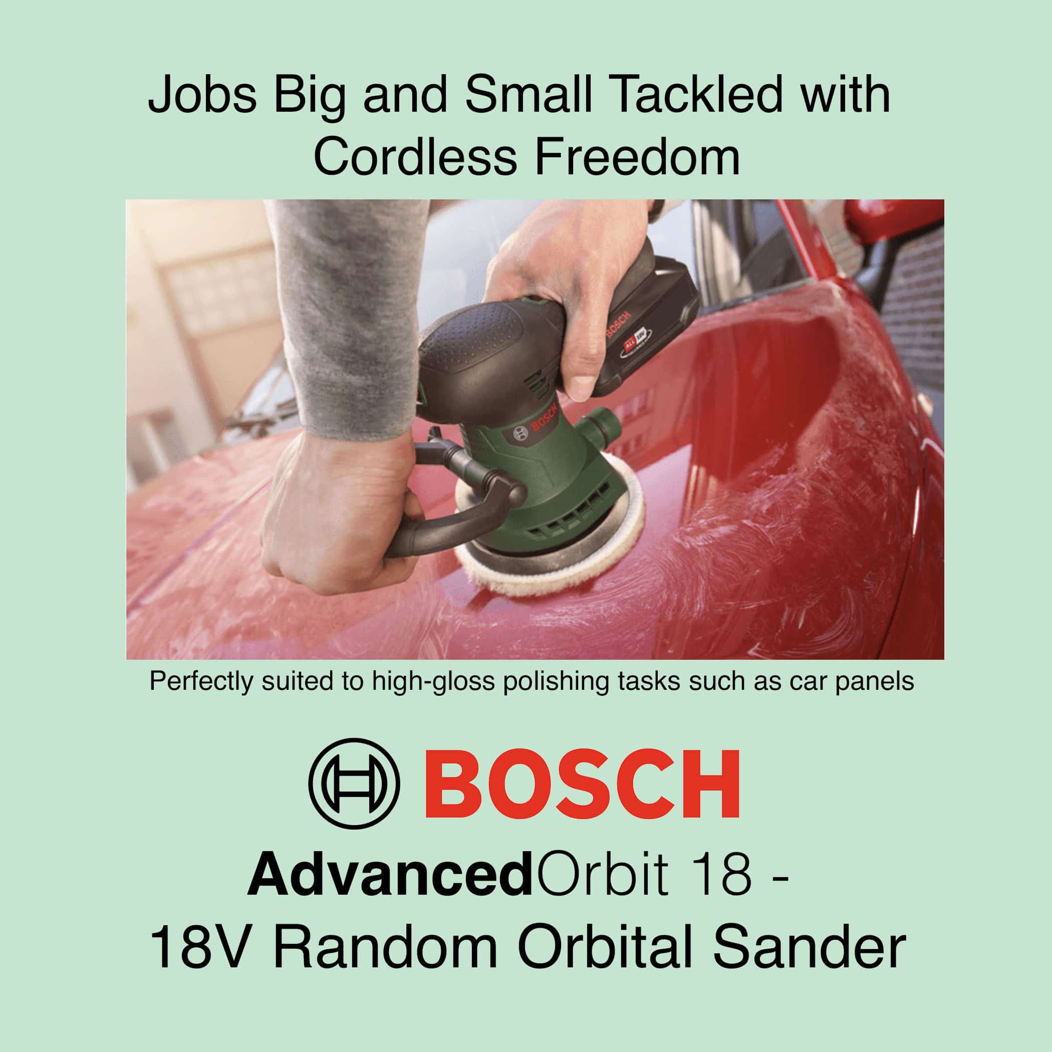 Bosch AdvancedOrbit 18 - Cordless Orbital Sander - Image 7
