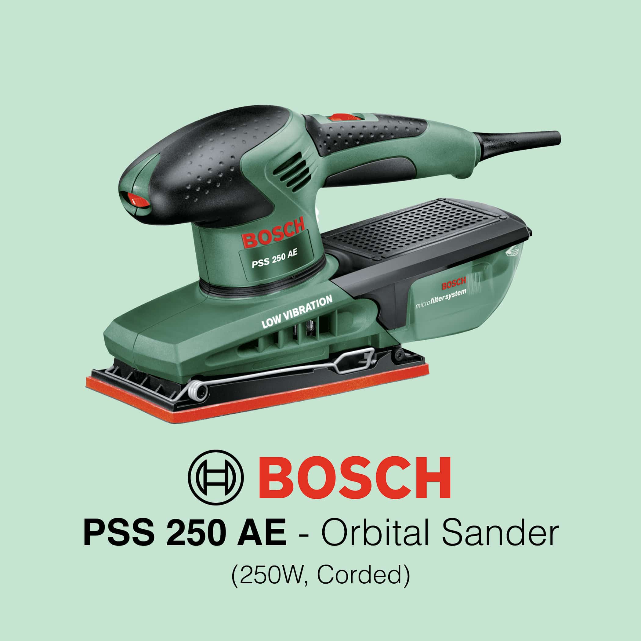 Bosch PSS 250 AE - Corded Orbital Sander - Image 2