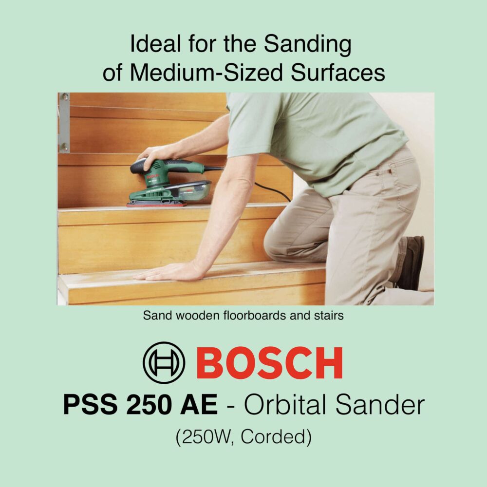 Bosch PSS 250 AE - Corded Orbital Sander