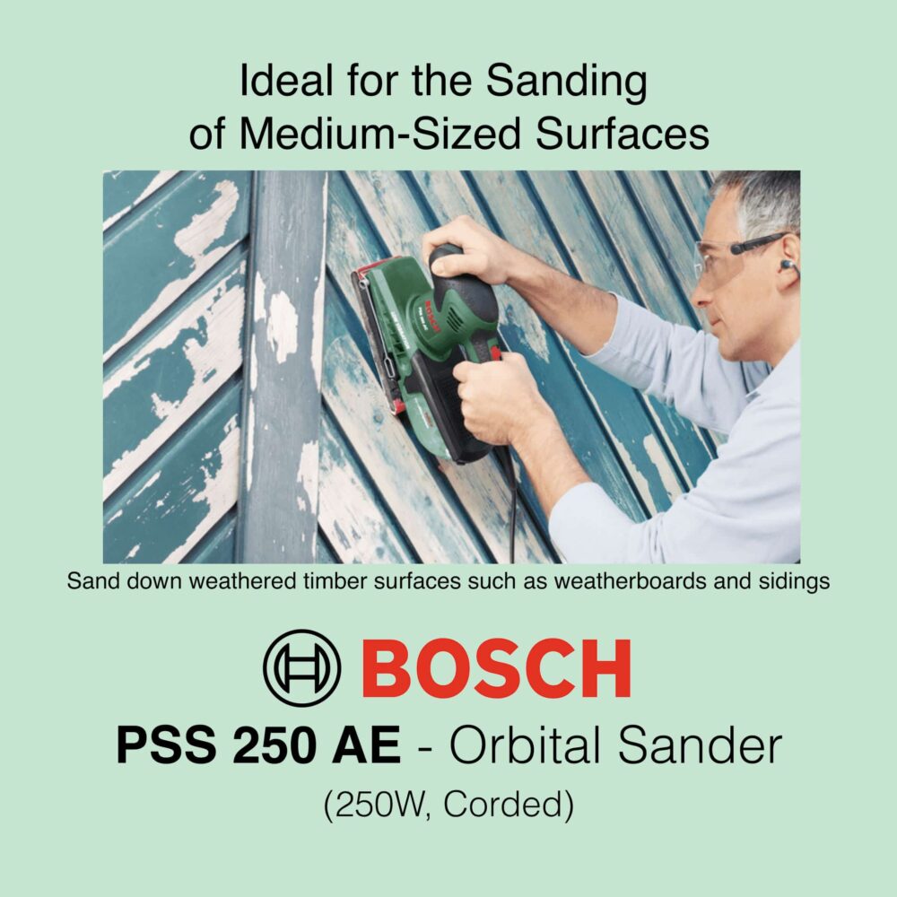 Bosch PSS 250 AE - Corded Orbital Sander
