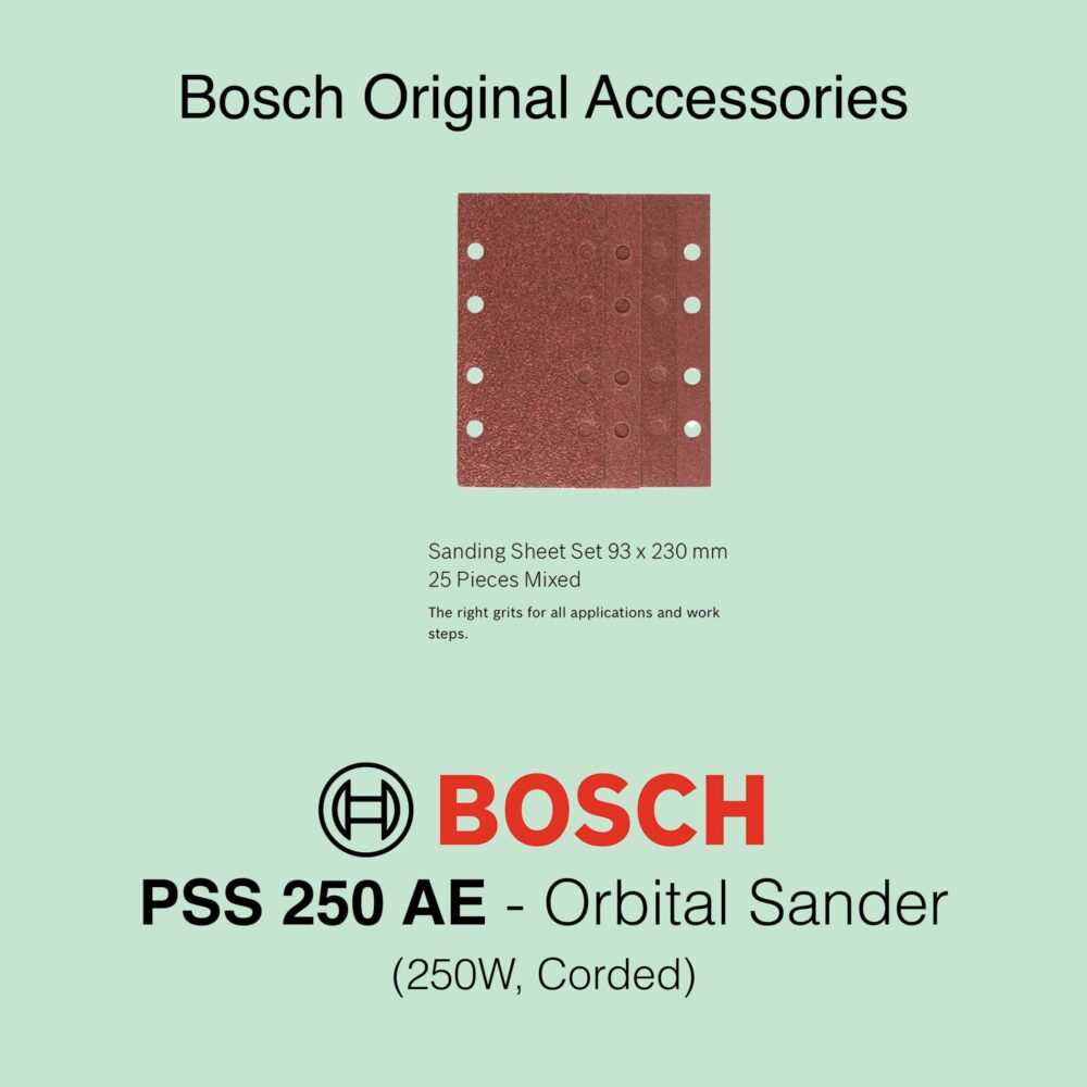 Bosch PSS 250 AE - Corded Orbital Sander