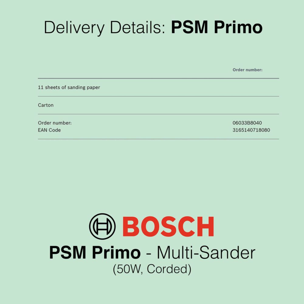 Bosch PSM Primo - Corded Multi Sander