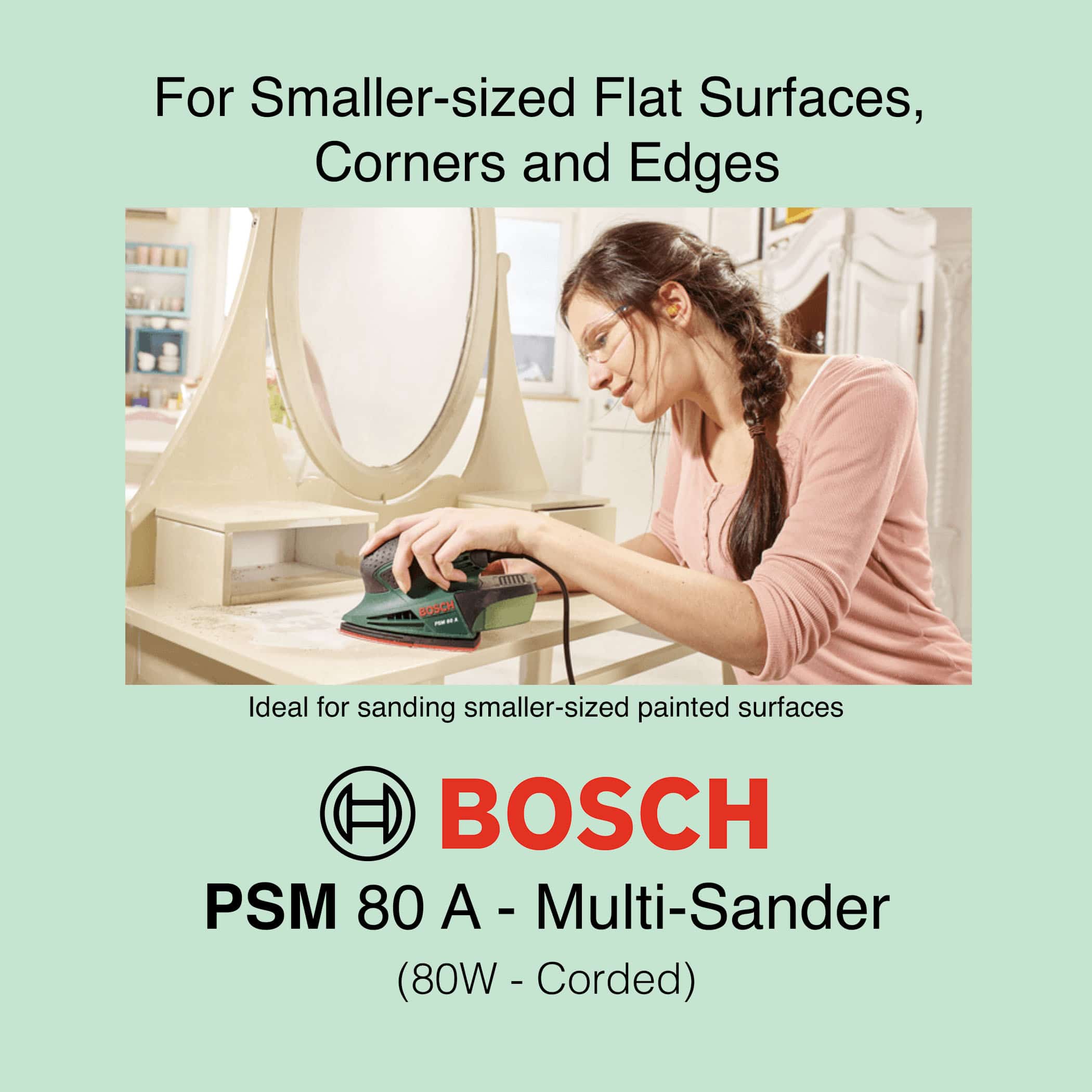 Bosch PSM 80 A - Corded Multi Sander - Image 3