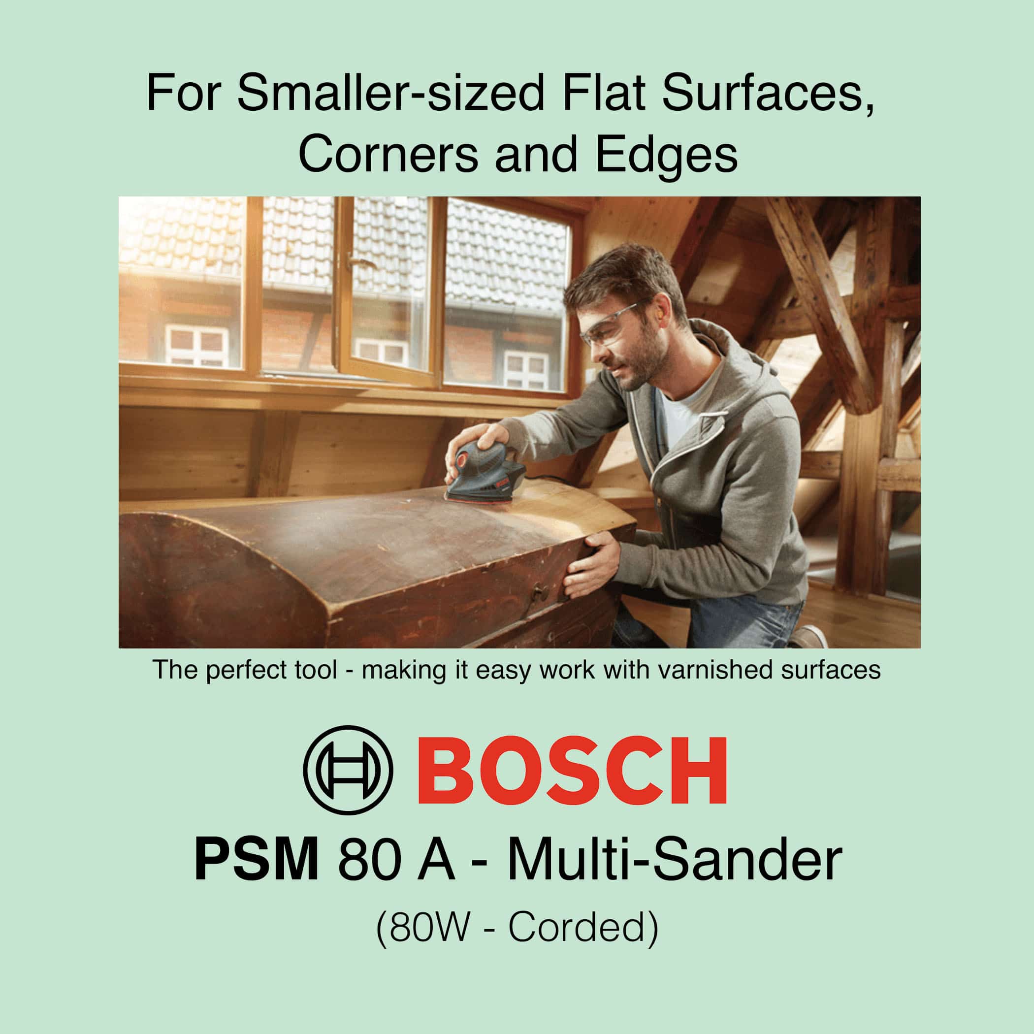 Bosch PSM 80 A - Corded Multi Sander - Image 7
