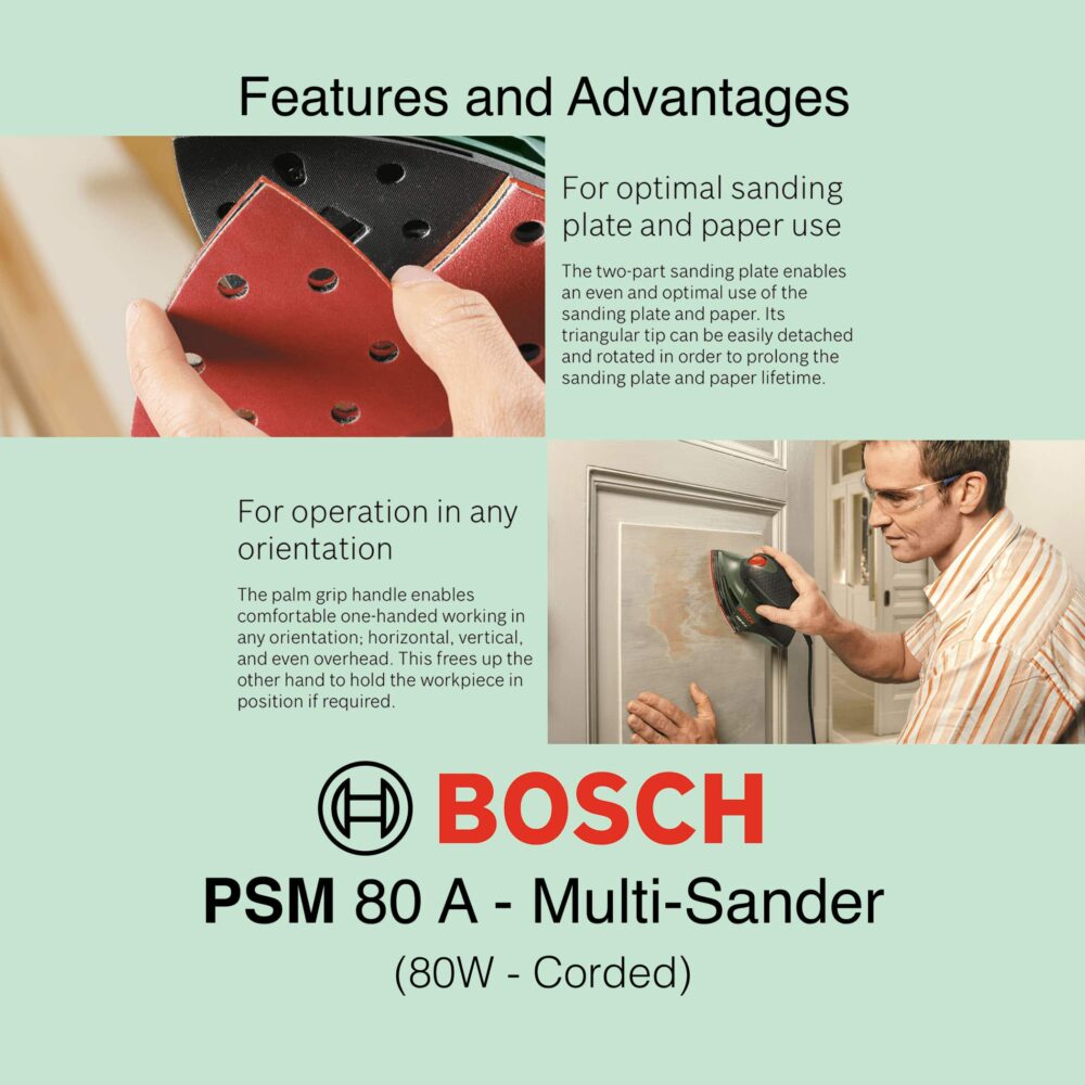 Bosch PSM 80 A - Corded Multi Sander