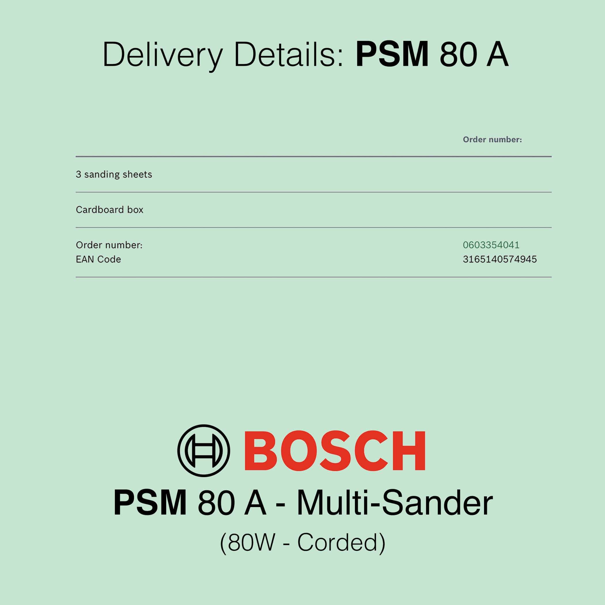 Bosch PSM 80 A - Corded Multi Sander - Image 11