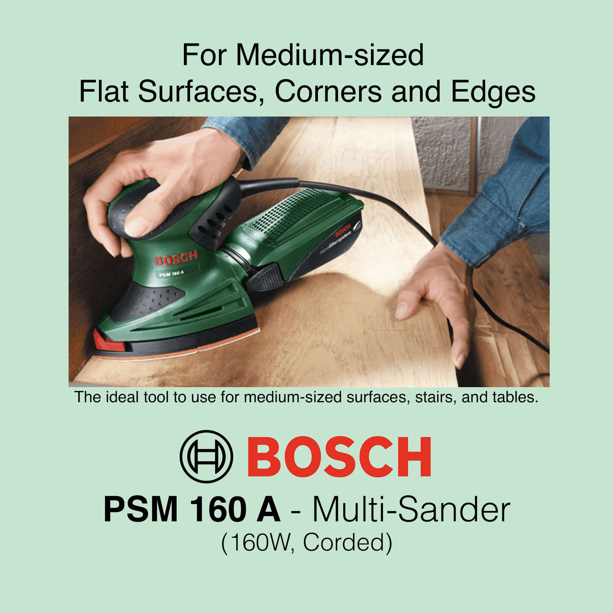 Bosch PSM 160 A - Corded Multi Sander - Image 4
