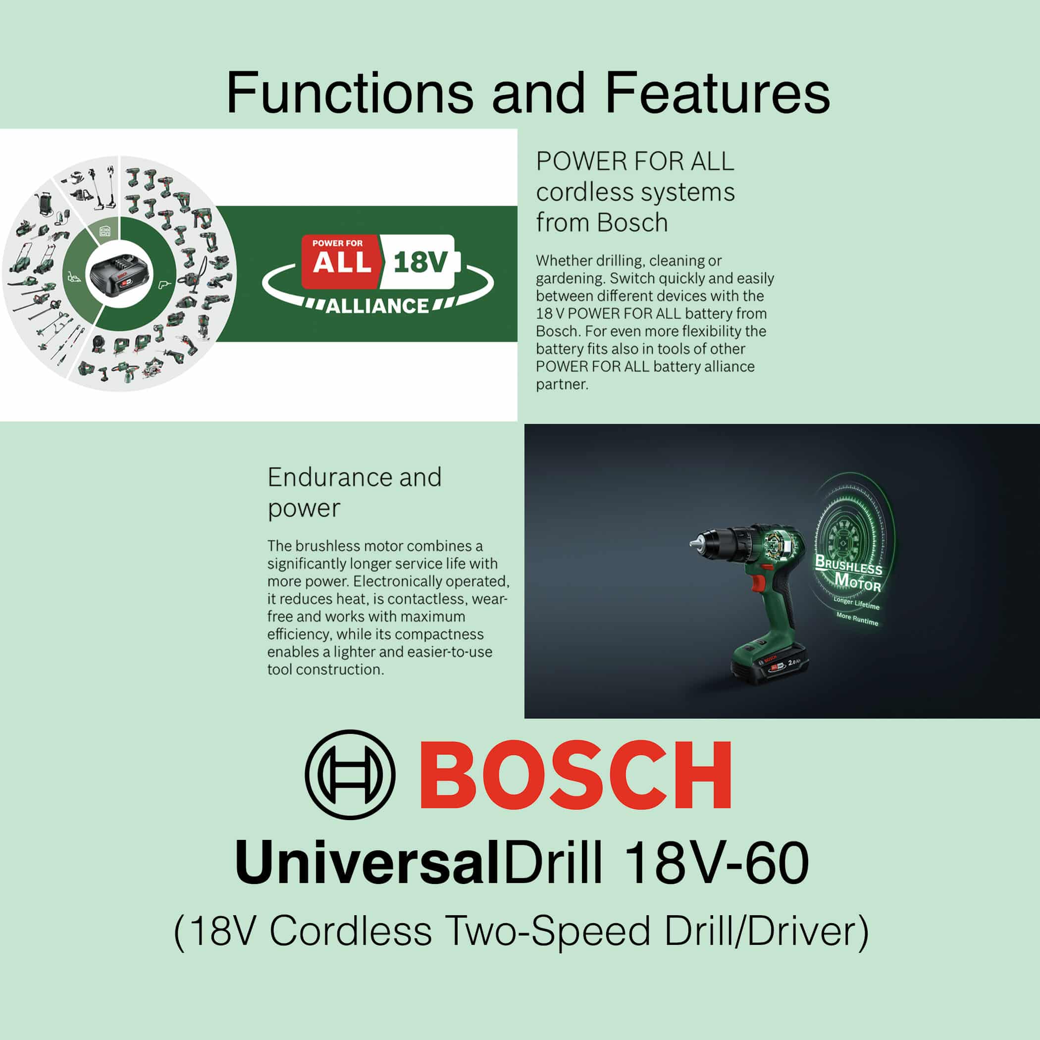 Bosch UniversalDrill 18V-60 Cordless Drill - Image 6