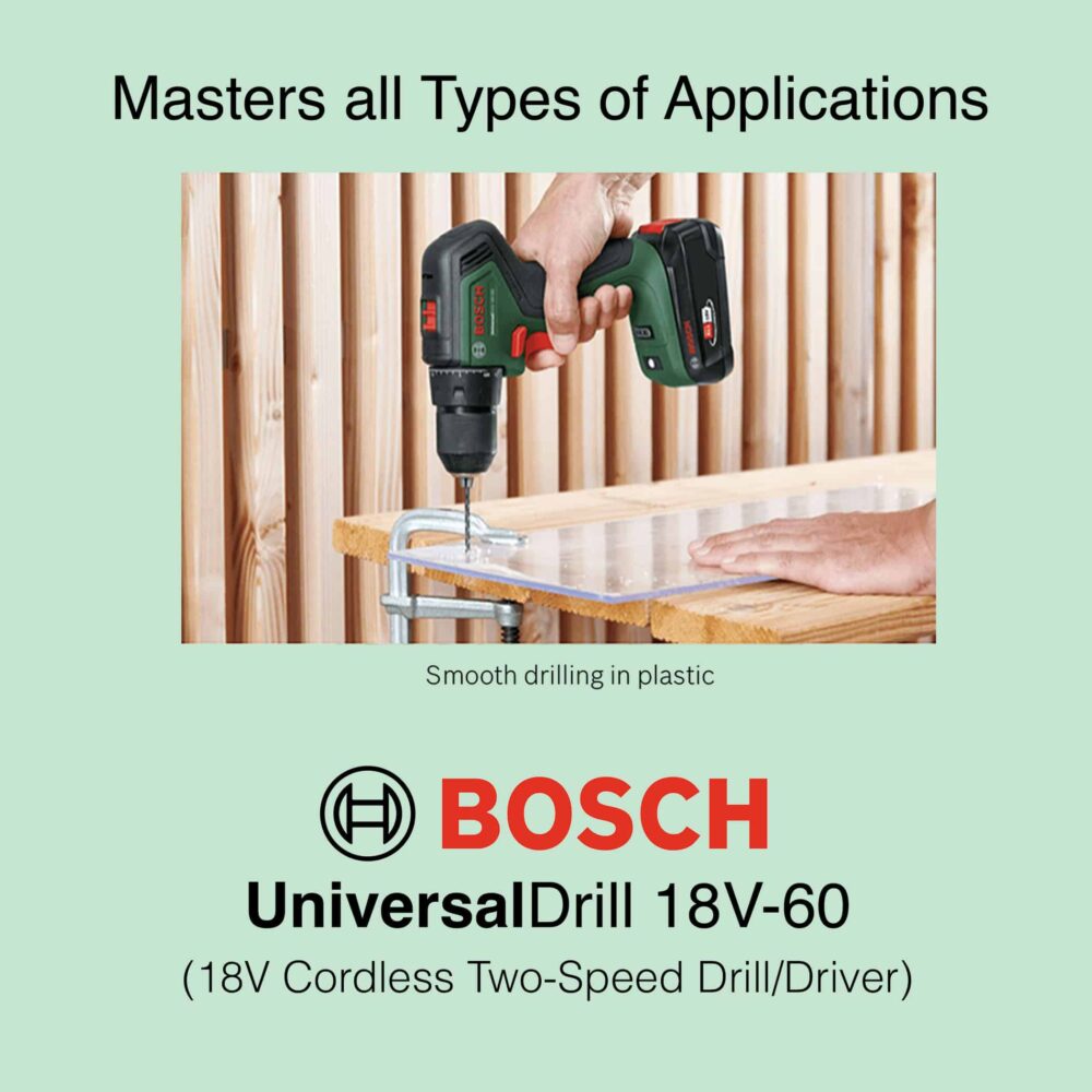 Bosch UniversalDrill 18V-60 Cordless Drill