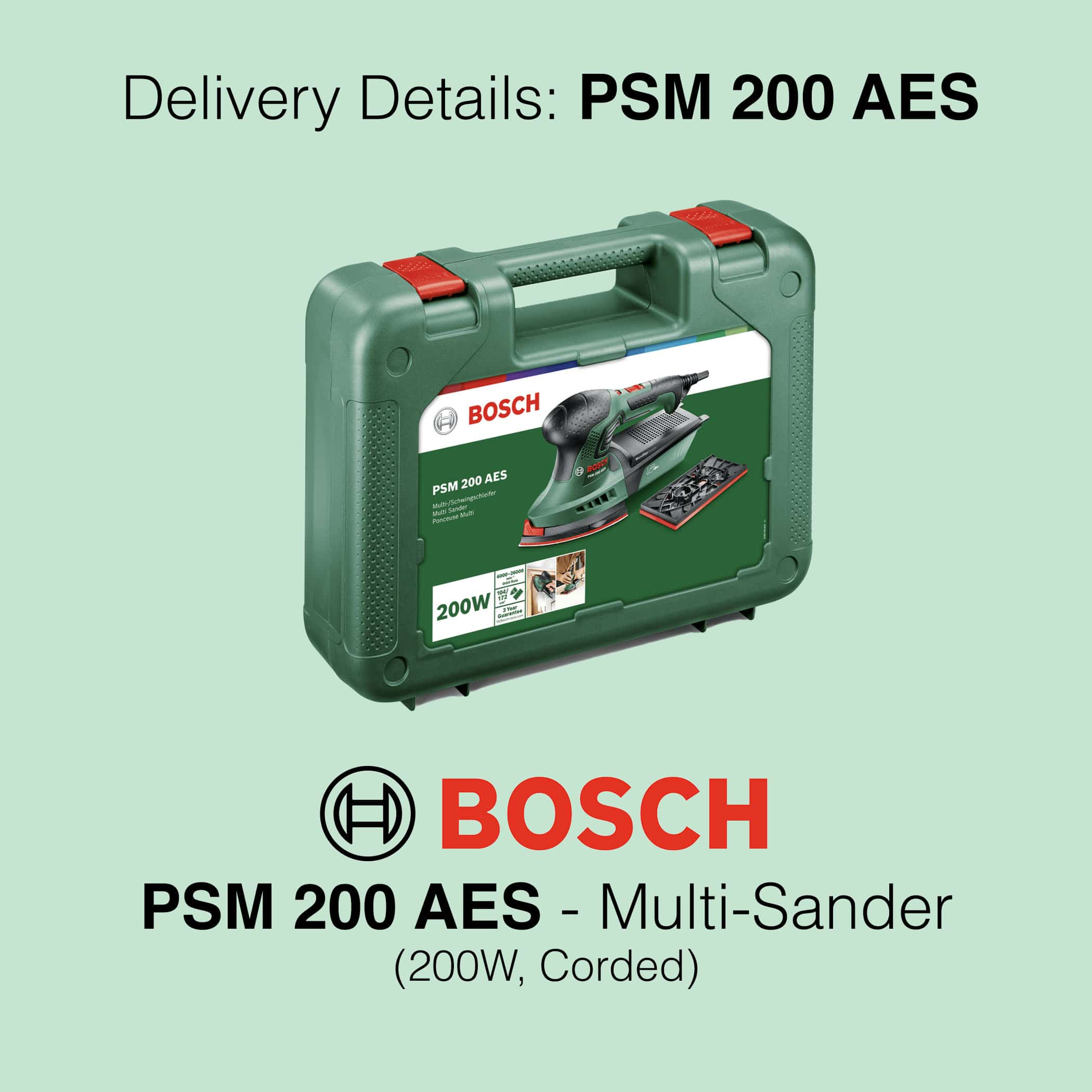 Bosch PSM 200 AES - Corded Multi Sander - Image 11