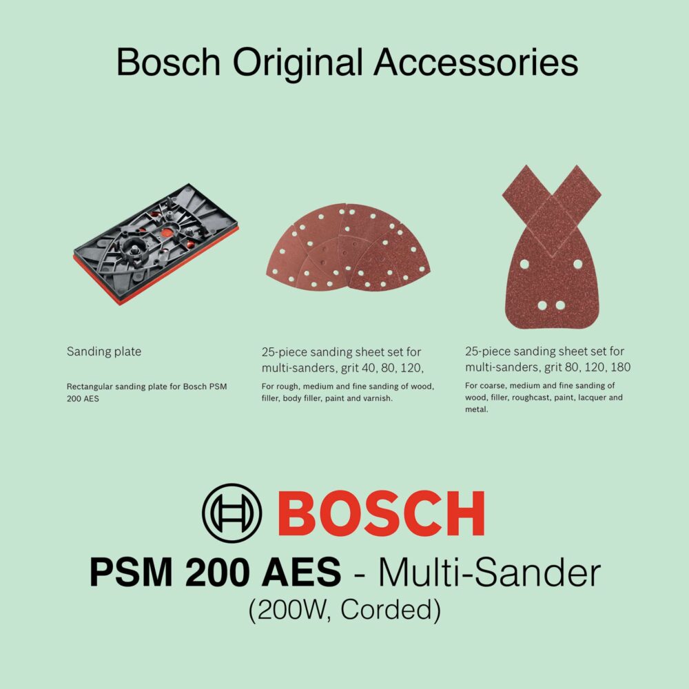 Bosch PSM 200 AES - Corded Multi Sander