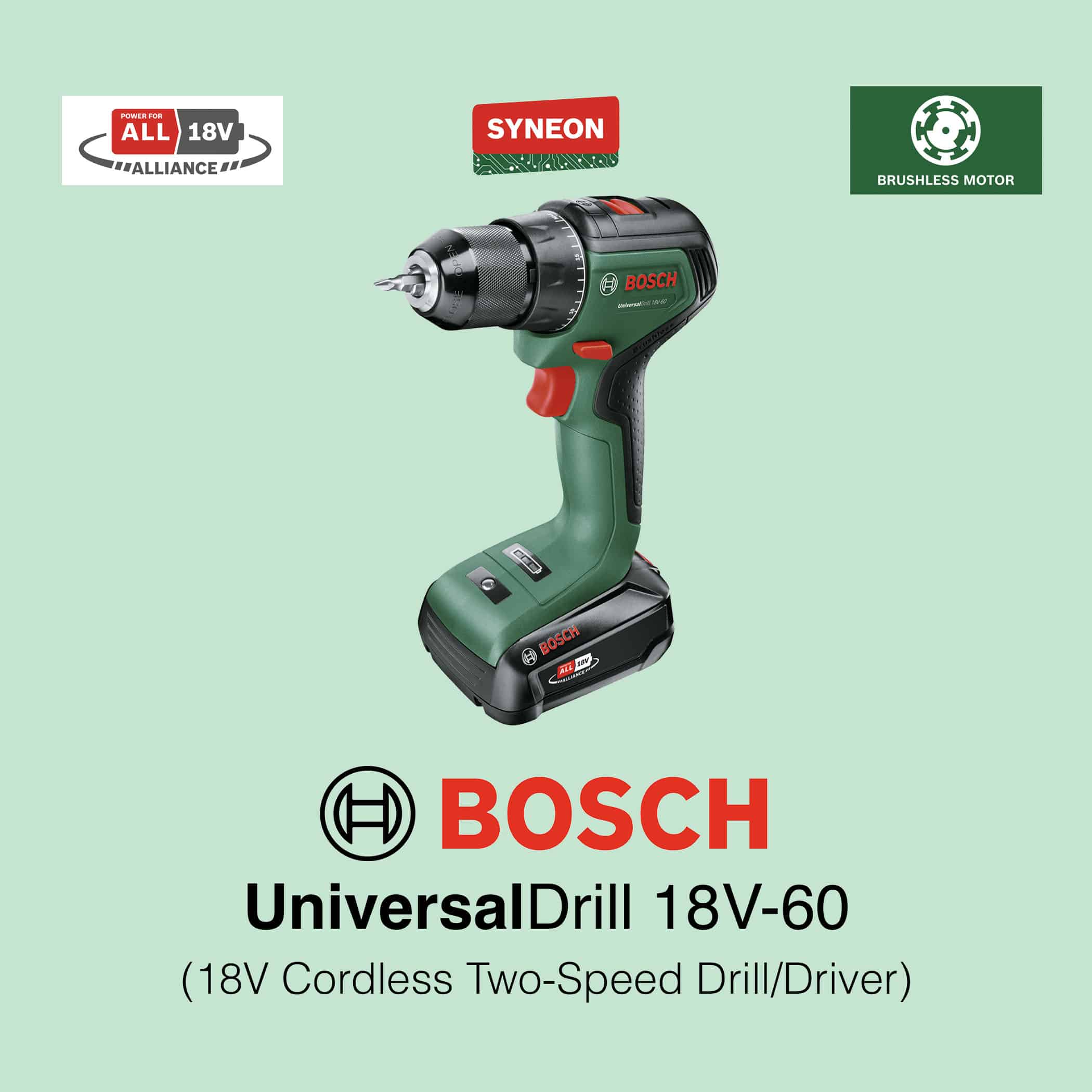 Bosch UniversalDrill 18V-60 Cordless Drill - Image 4