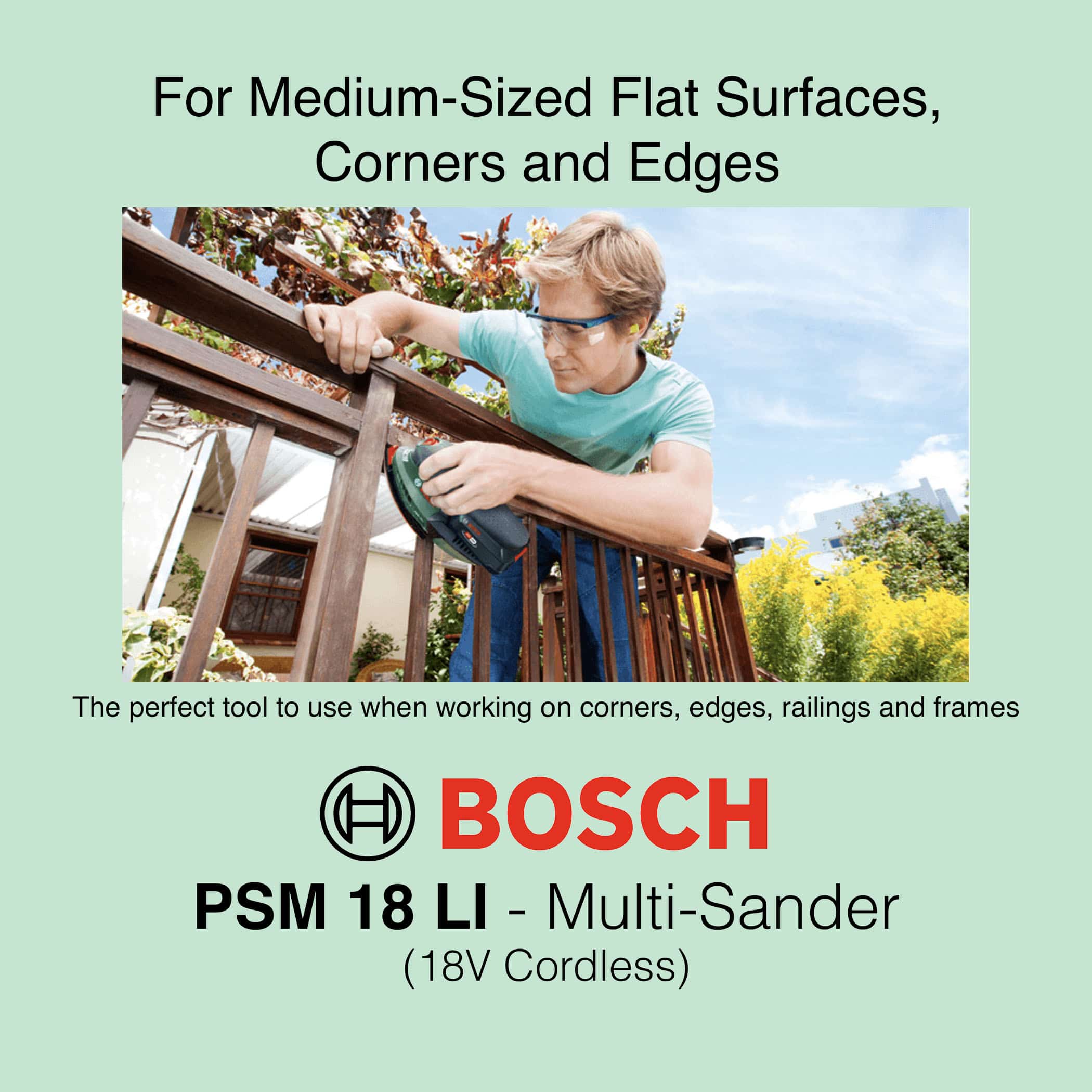 Bosch PSM 18 LI - Cordless Multi Sander - Image 4