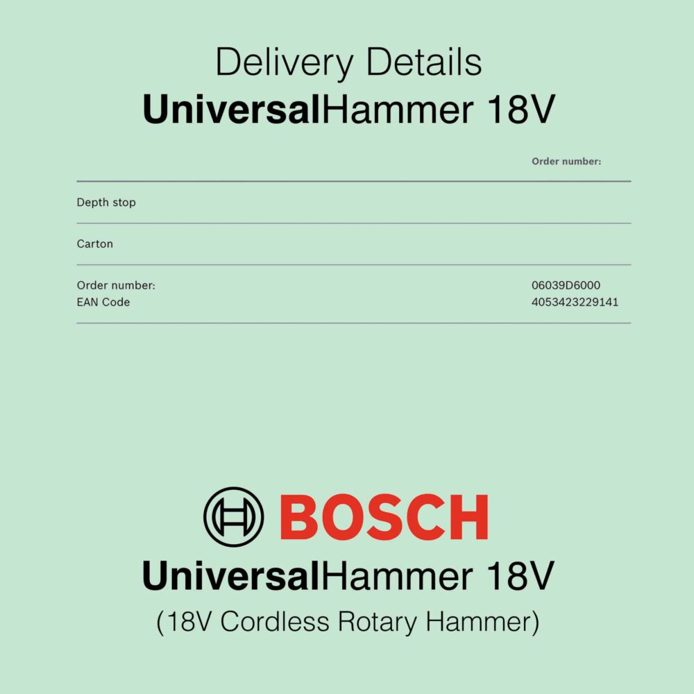 Bosch UniversalHammer 18V