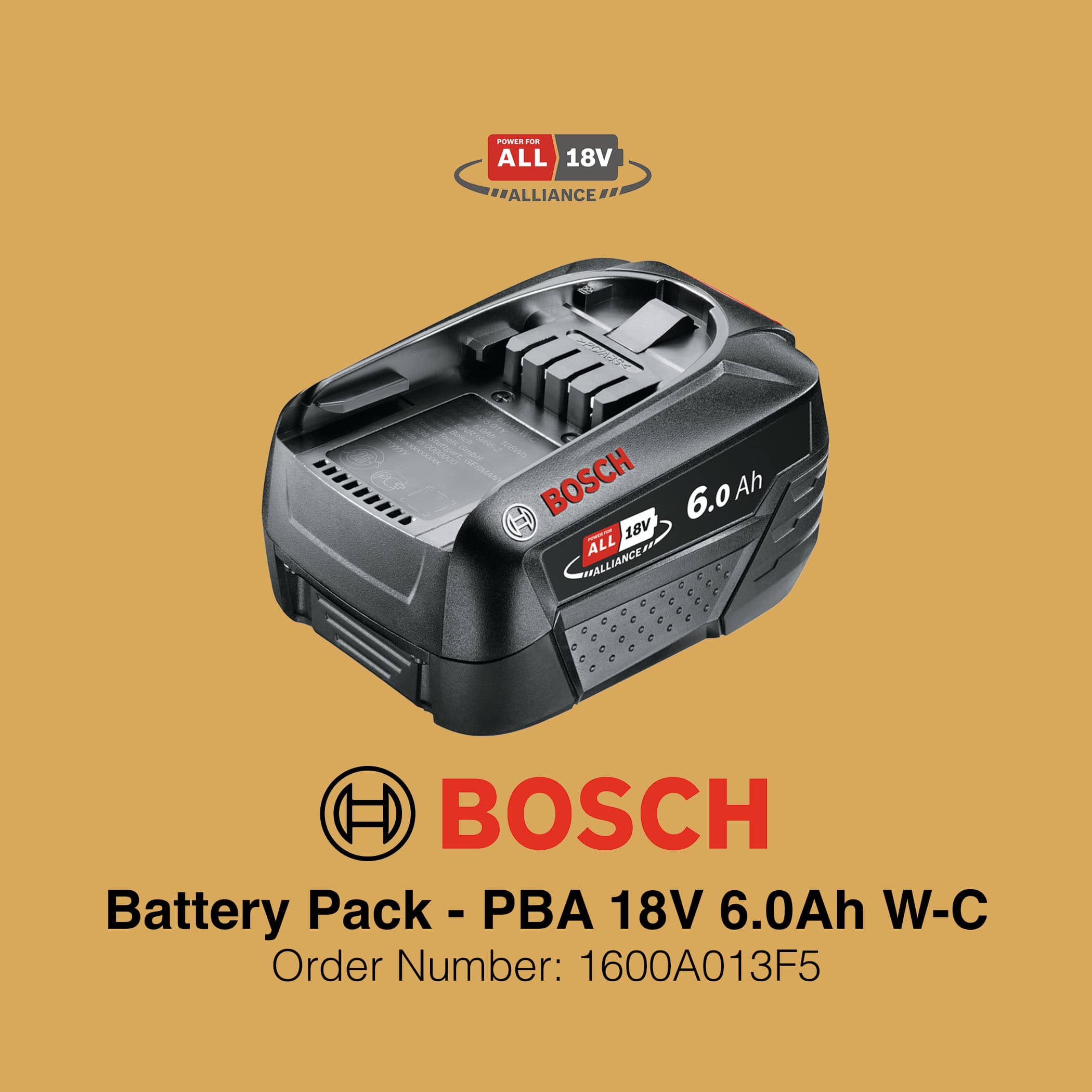 Bosch Battery Pack PBA 18V 6Ah W-C - Image 2