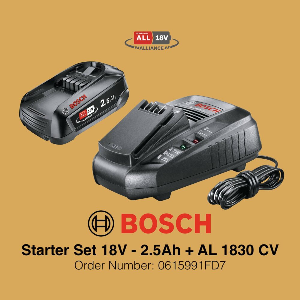 Bosch Charger Starter Set 18V 2.5Ah + AL 1830 CV