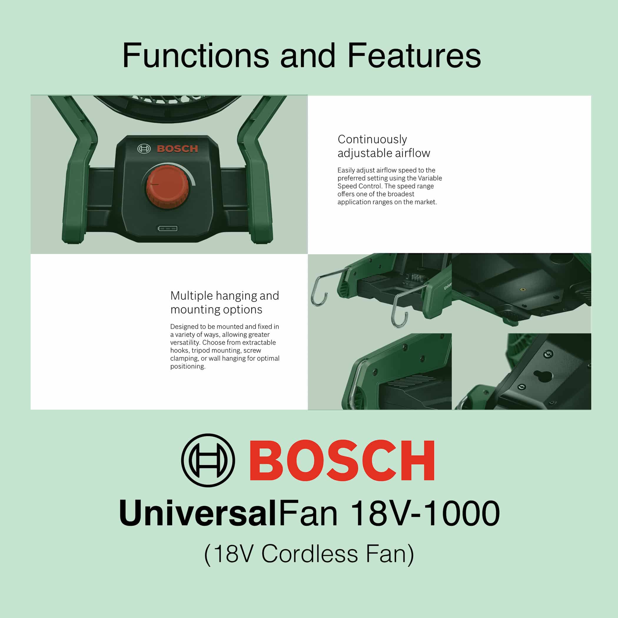Bosch UniversalFan 18V-1000 - Image 6