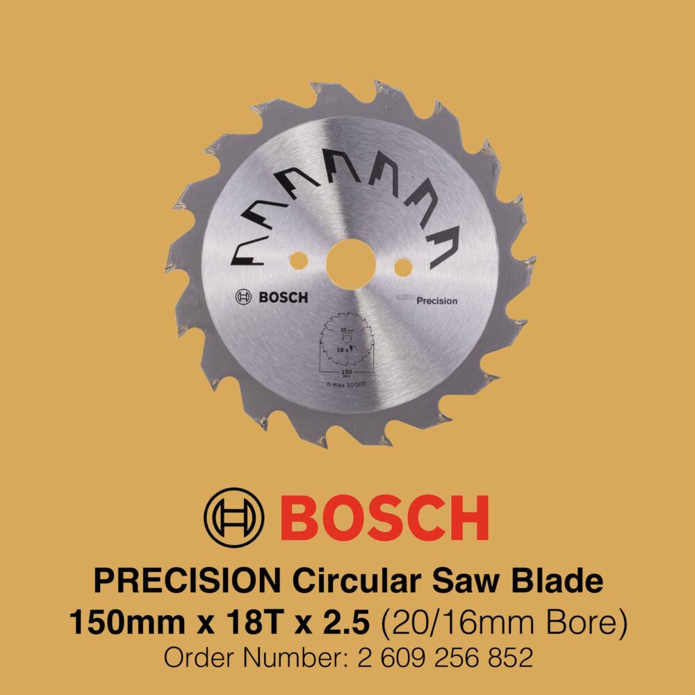 Bosch Precision Saw Blade 150mm 18T