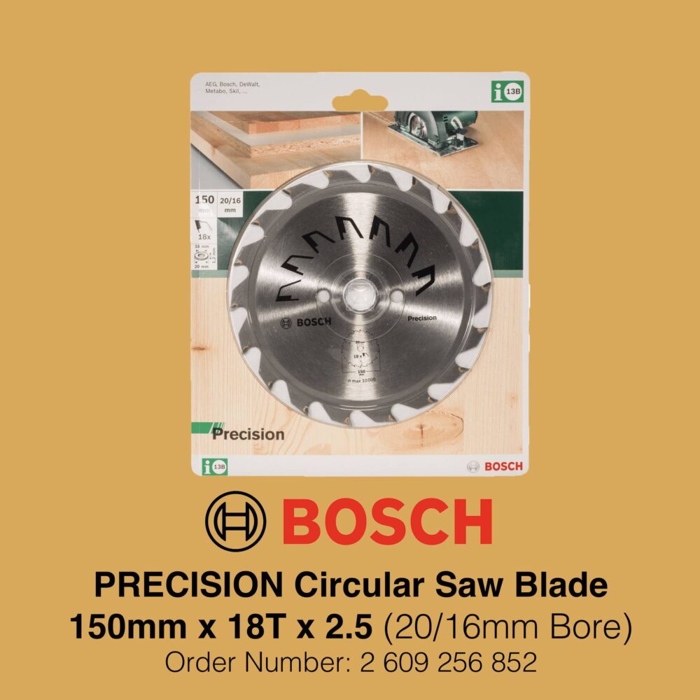 Bosch Precision Saw Blade 150mm 18T