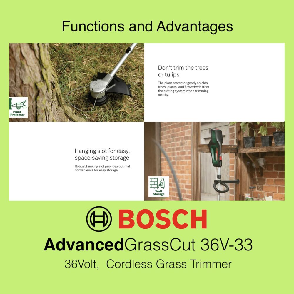Bosch AdvancedGrassCut 36V-33