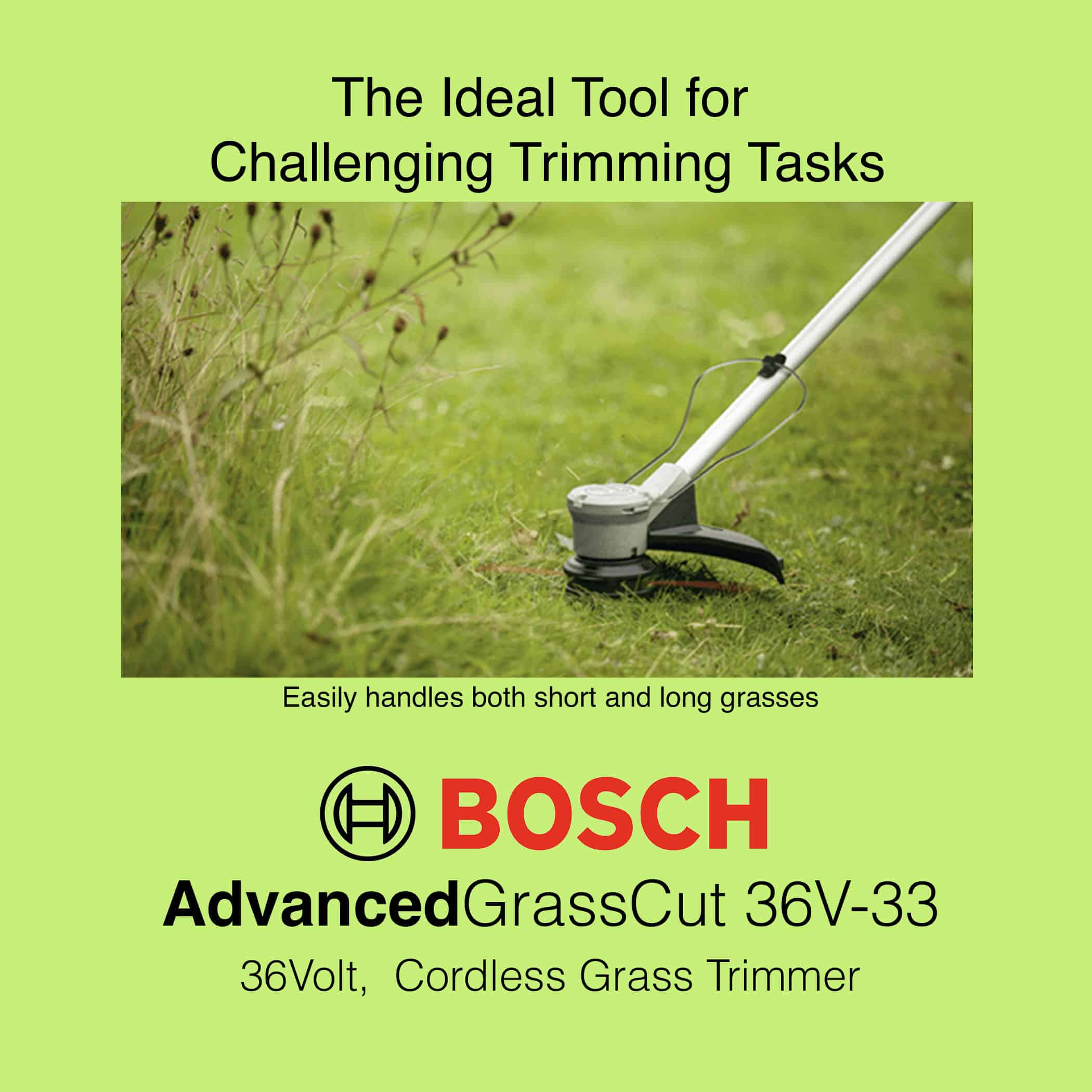 Bosch AdvancedGrassCut 36V-33 - Image 10