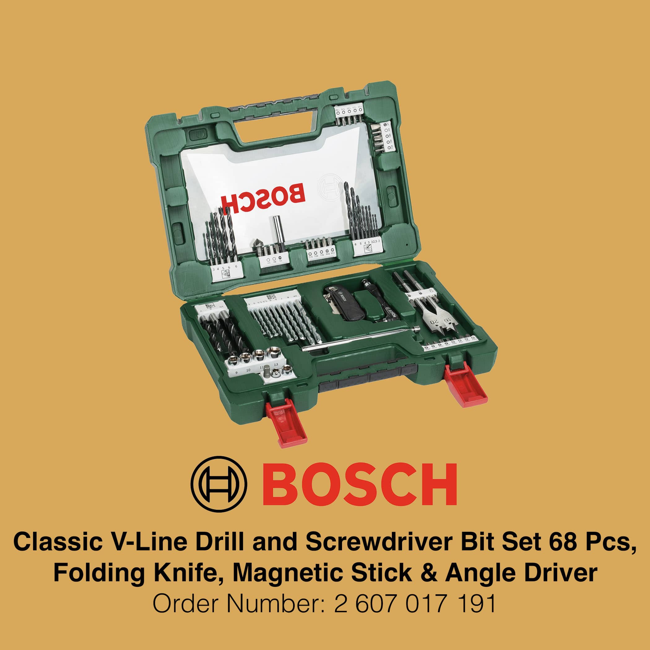 Bosch V Line Drill and Screwdriver Bit Set 68 Pieces - Image 3