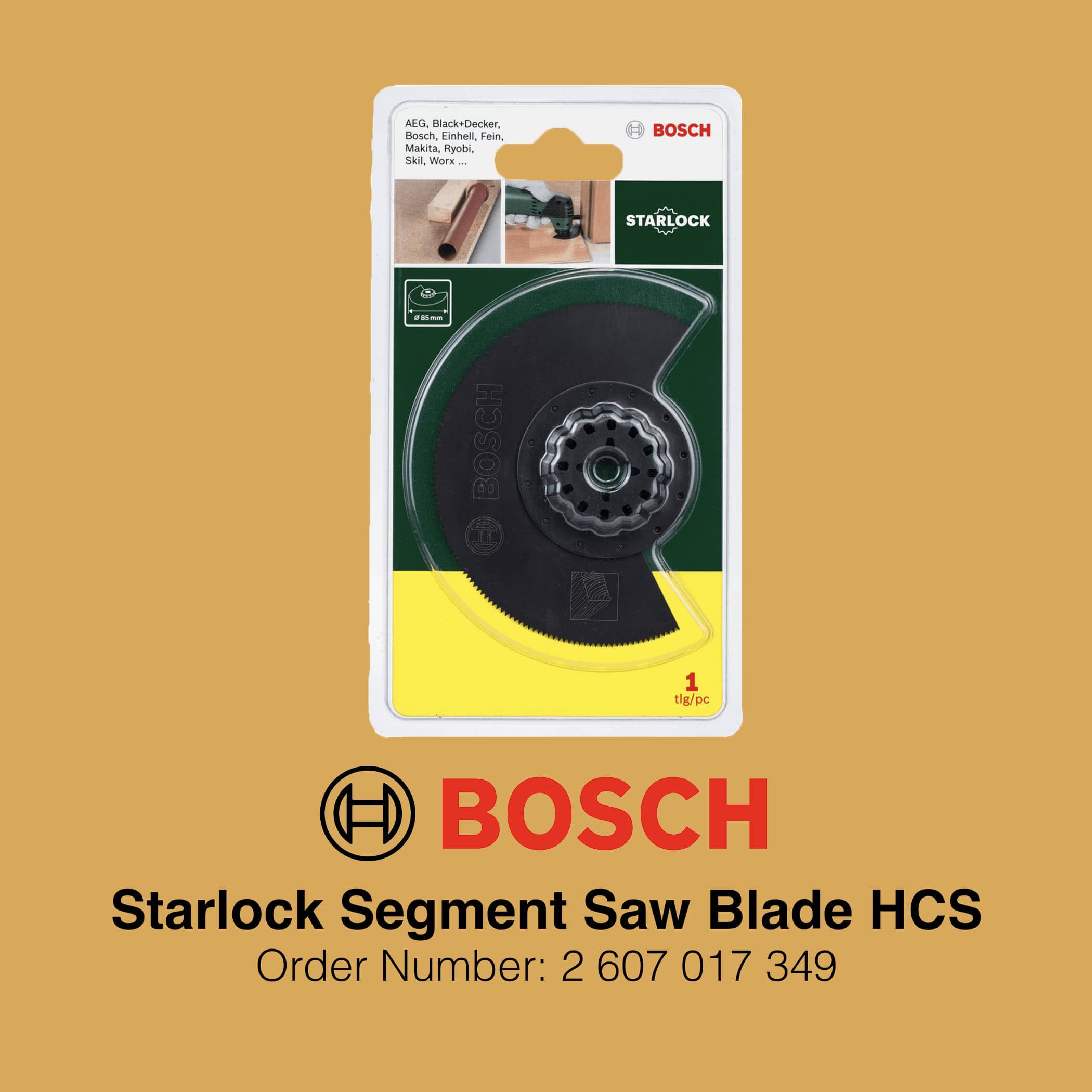 Bosch Starlock Segment Saw Blade HCS - Image 3
