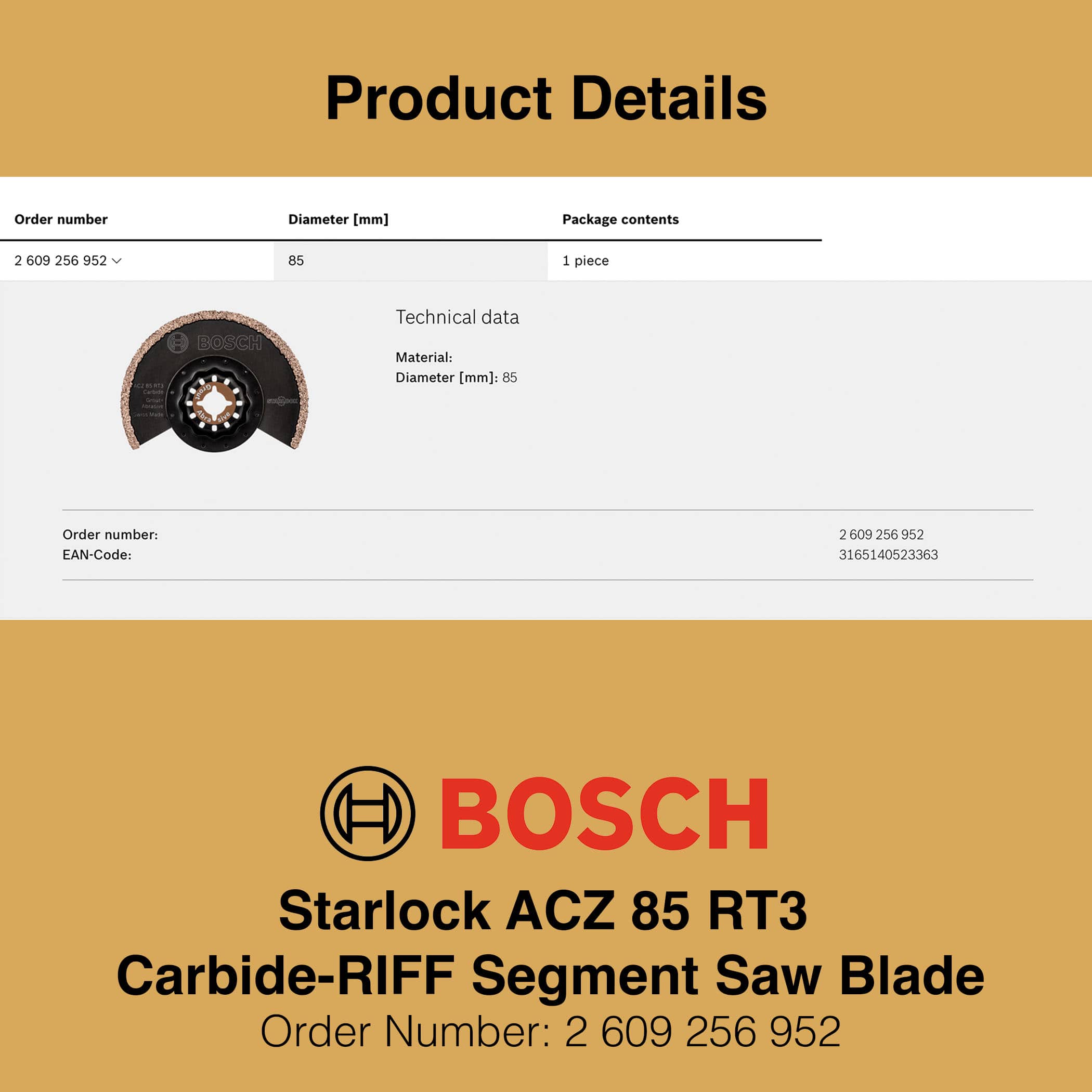 Bosch Starlock Carbide Riff Segment Saw Blade - Image 4