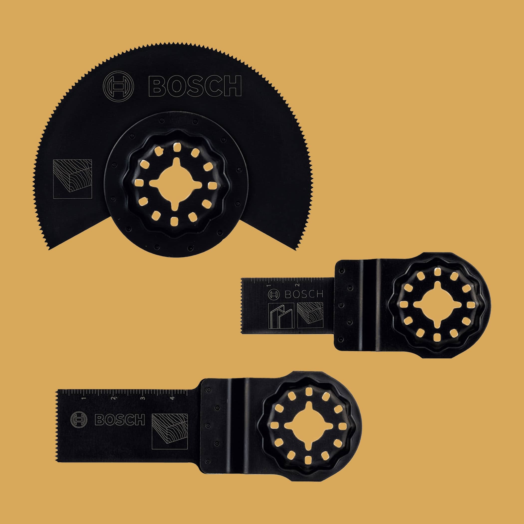 Bosch Starlock Multifunction Tool Wood Starter Set - Image 1