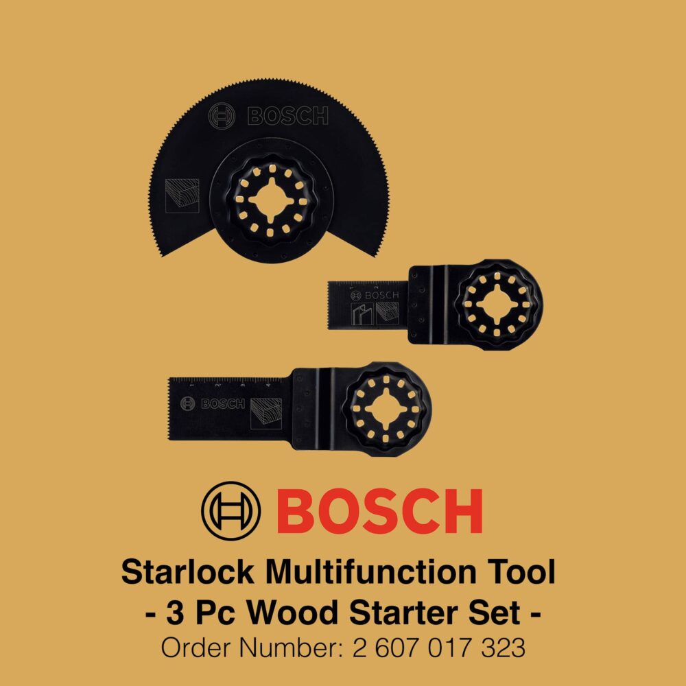 Bosch Starlock Multifunction Tool Wood Starter Set