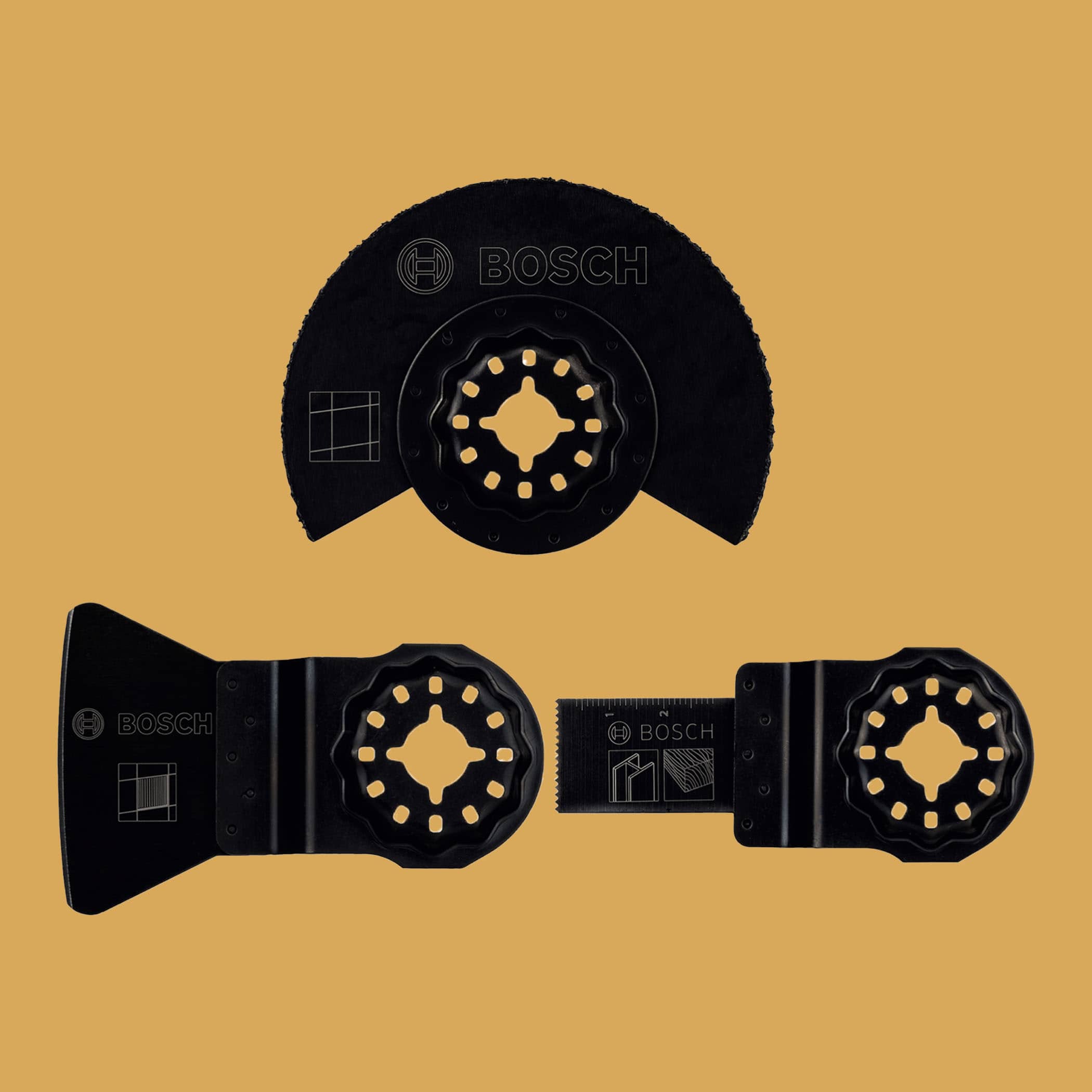 Bosch Starlock Multifunction Tool Tiles Starter Set - Image 1