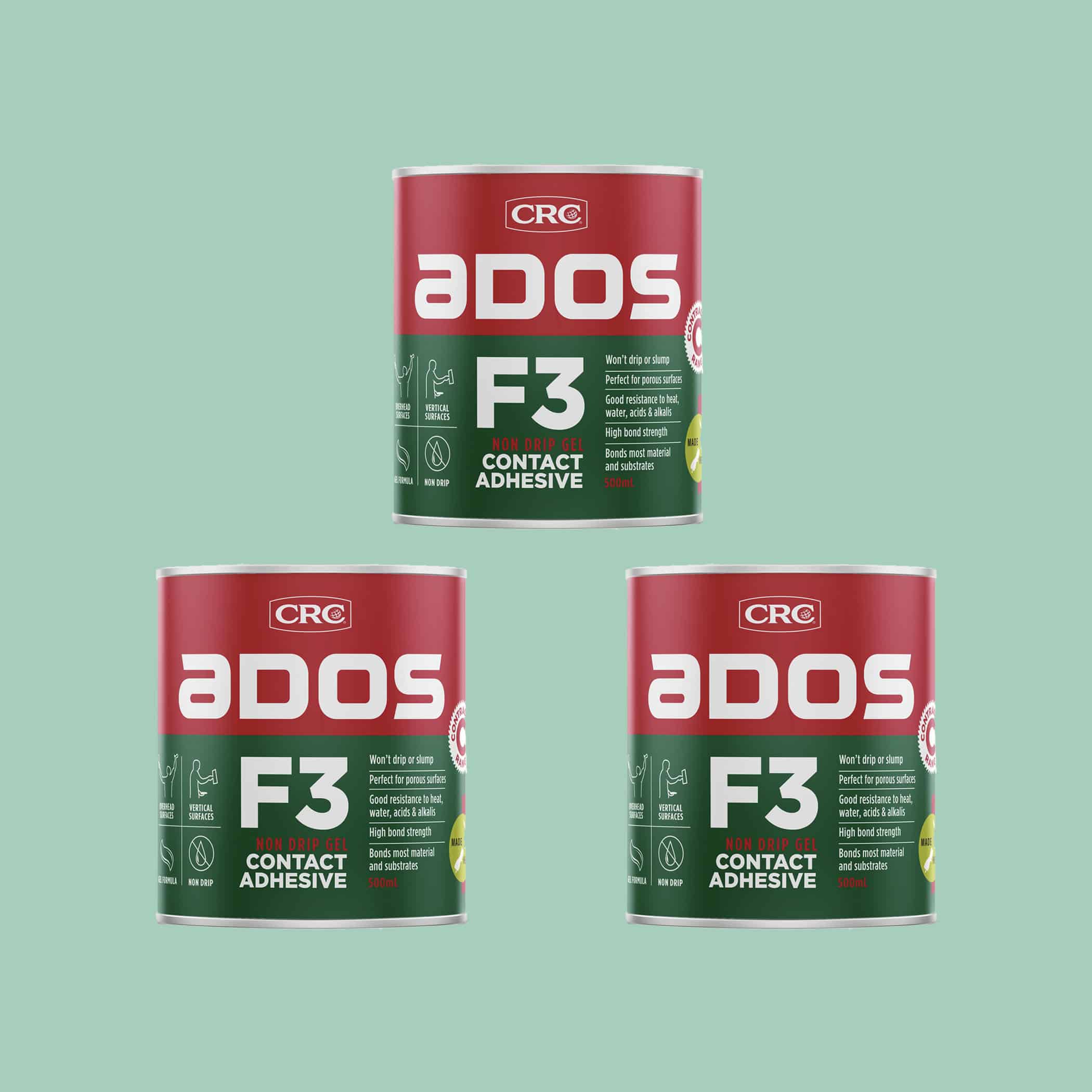 CRC ADOS F3 Non Drip Gel Contact Adhesive - Image 3