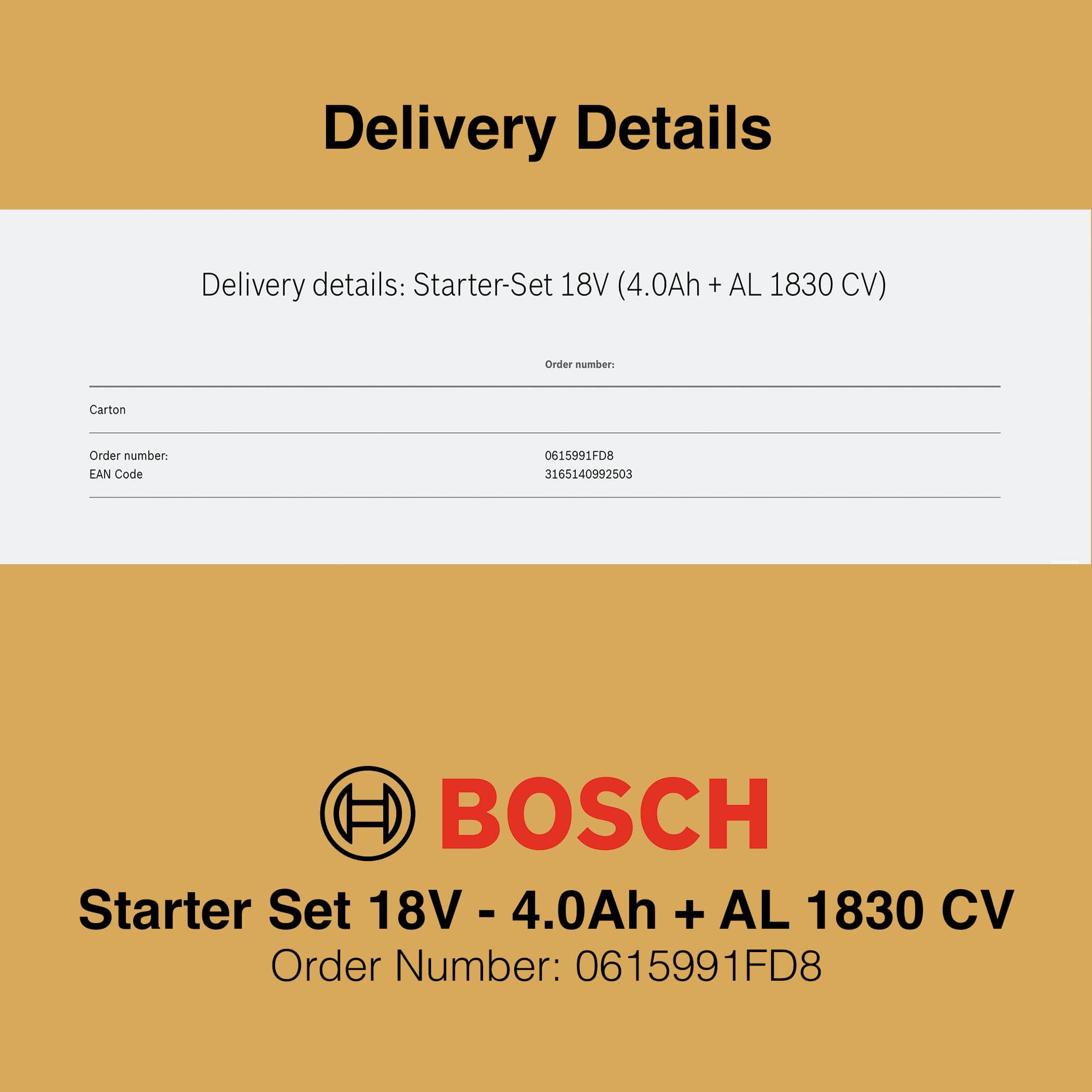Bosch Charger Starter Set 18V 4.0Ah + AL 1830 CV - Image 5