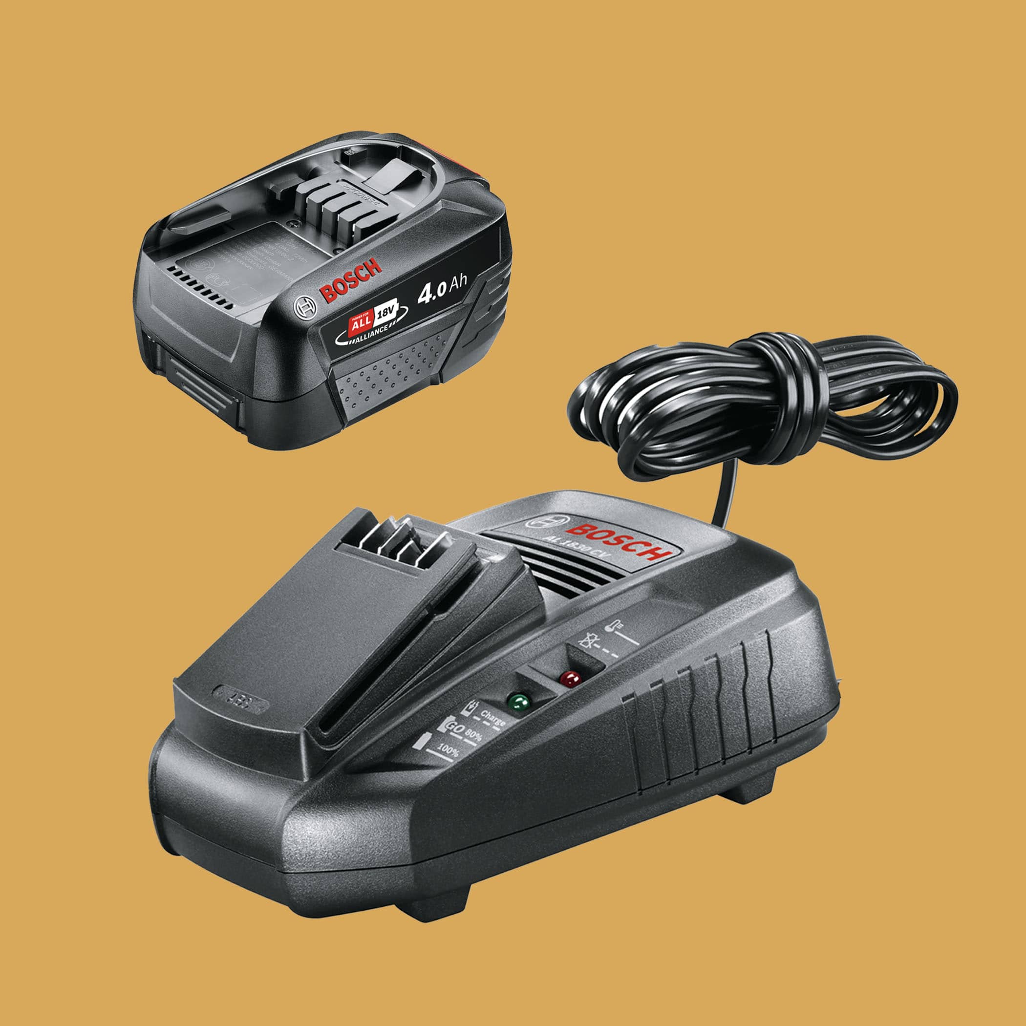 Bosch Charger Starter Set 18V 4.0Ah + AL 1830 CV - Image 1
