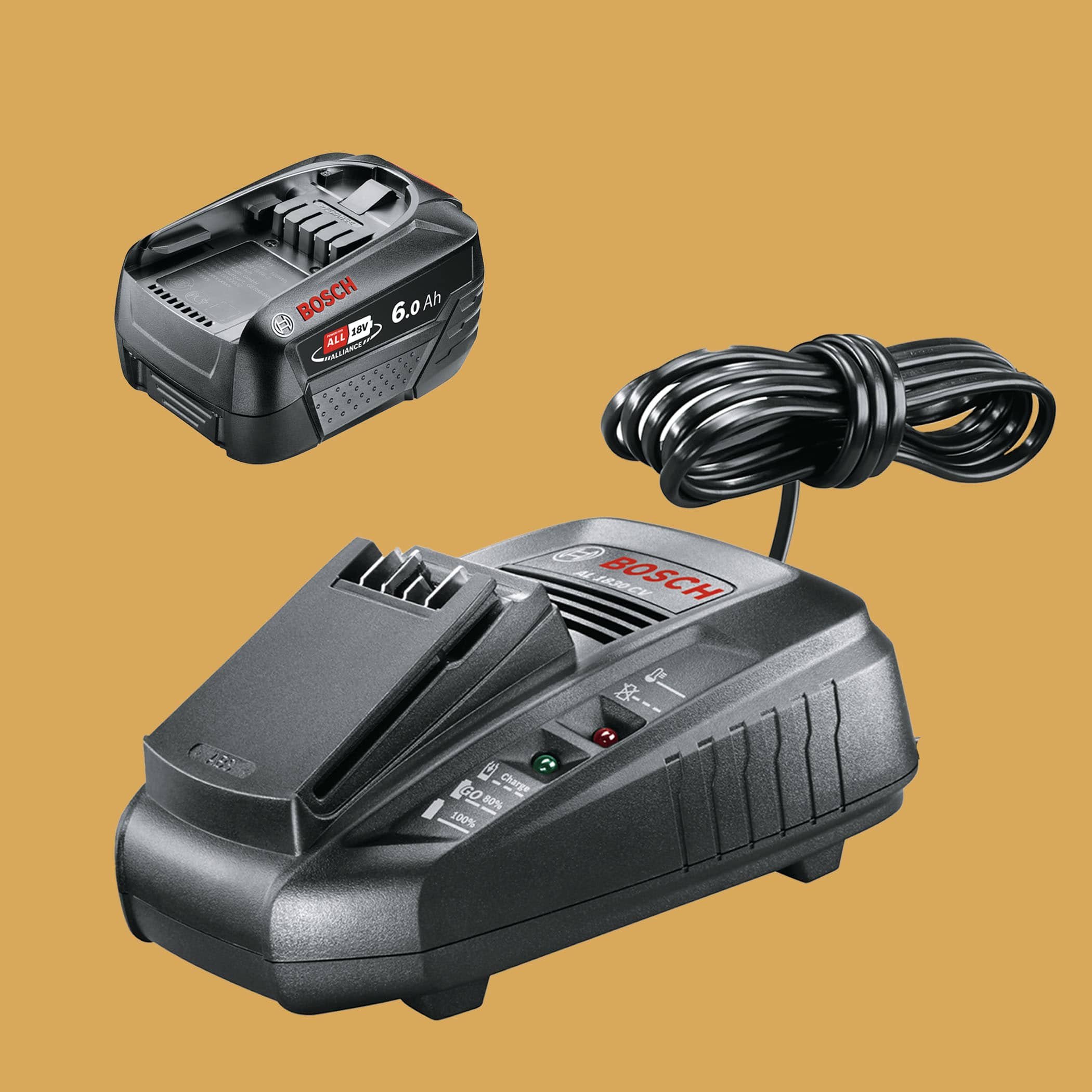 Bosch Charger Starter Set 18V 6Ah + AL 1830 CV - Image 1