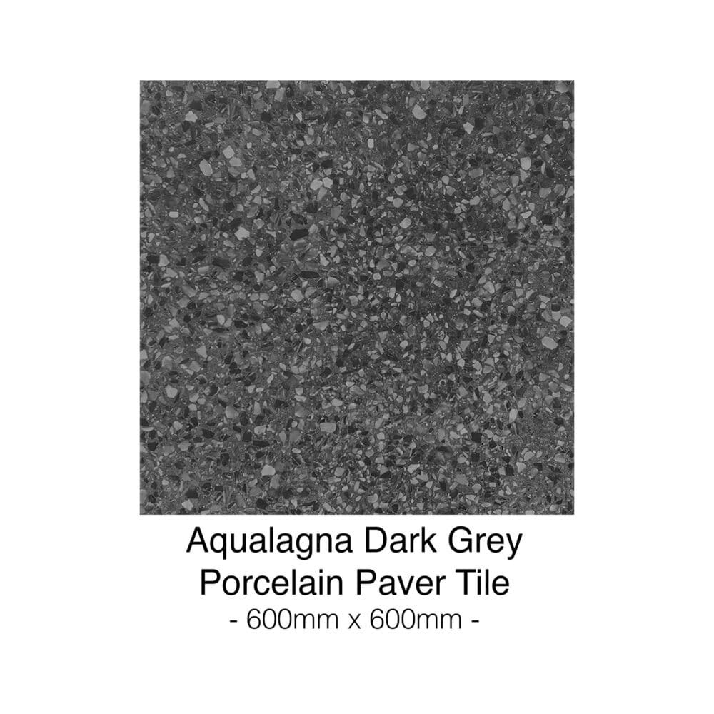 Aqualagna Dark Grey Porcelain Tile