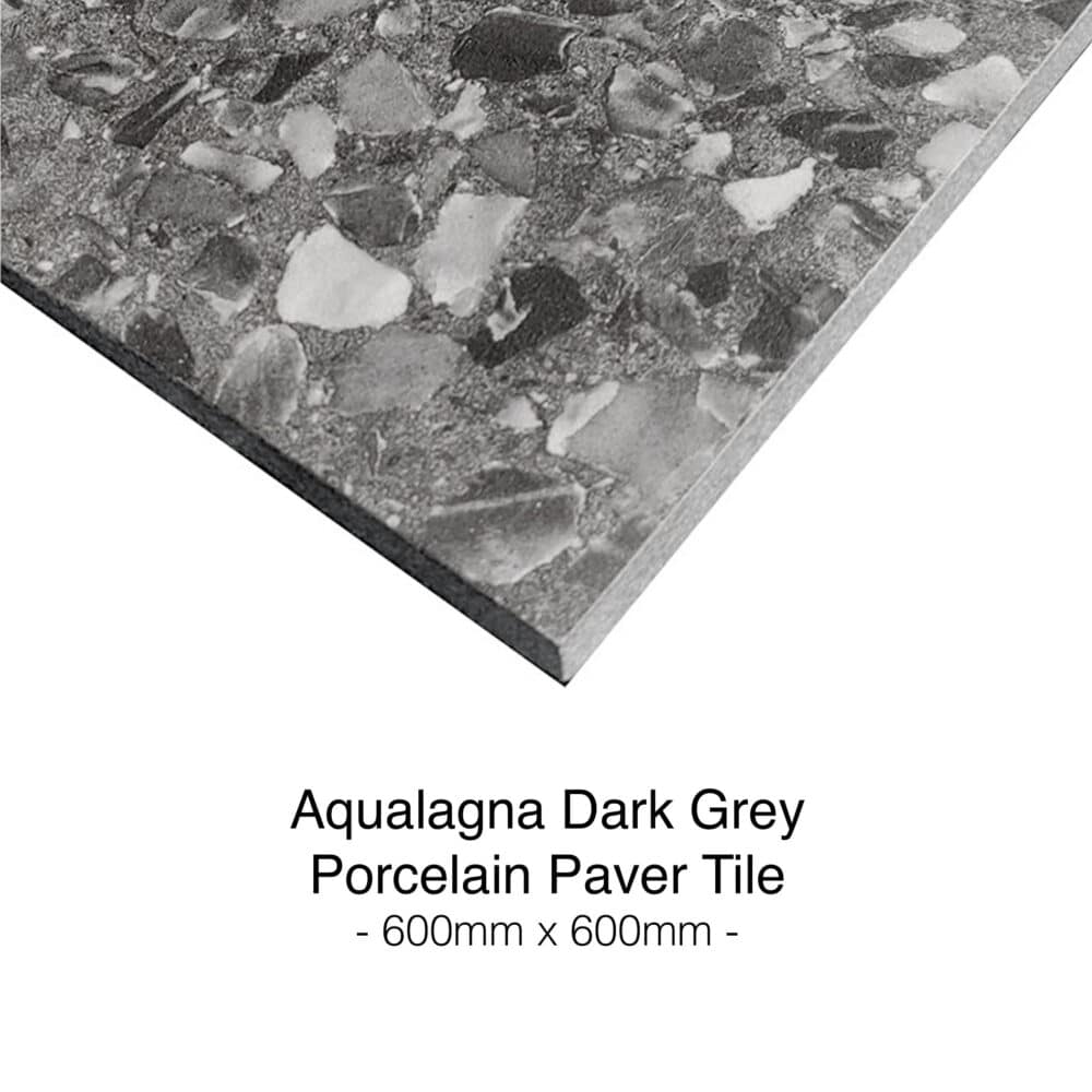 Aqualagna Dark Grey Porcelain Tile