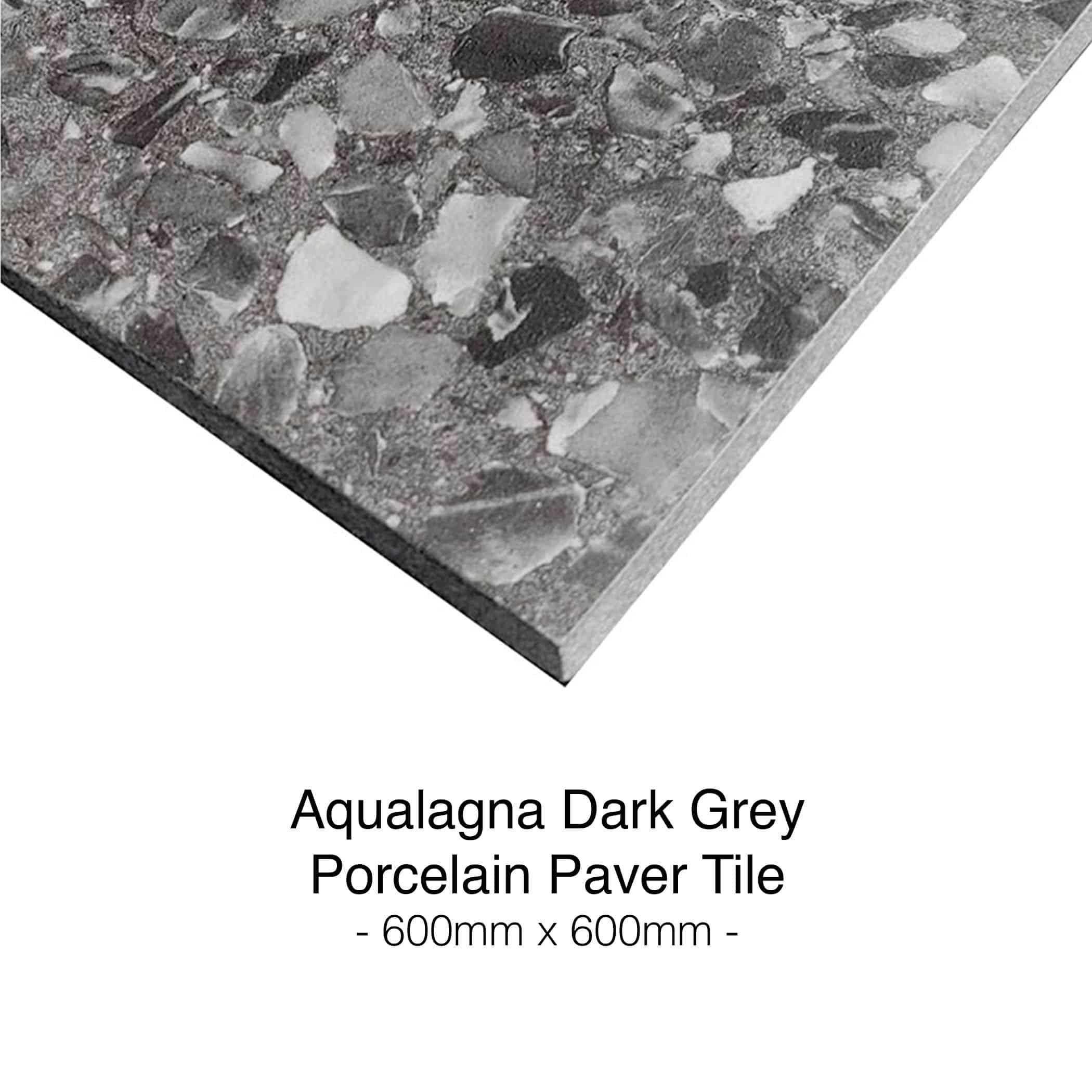 Aqualagna Dark Grey Porcelain Tile - Image 5