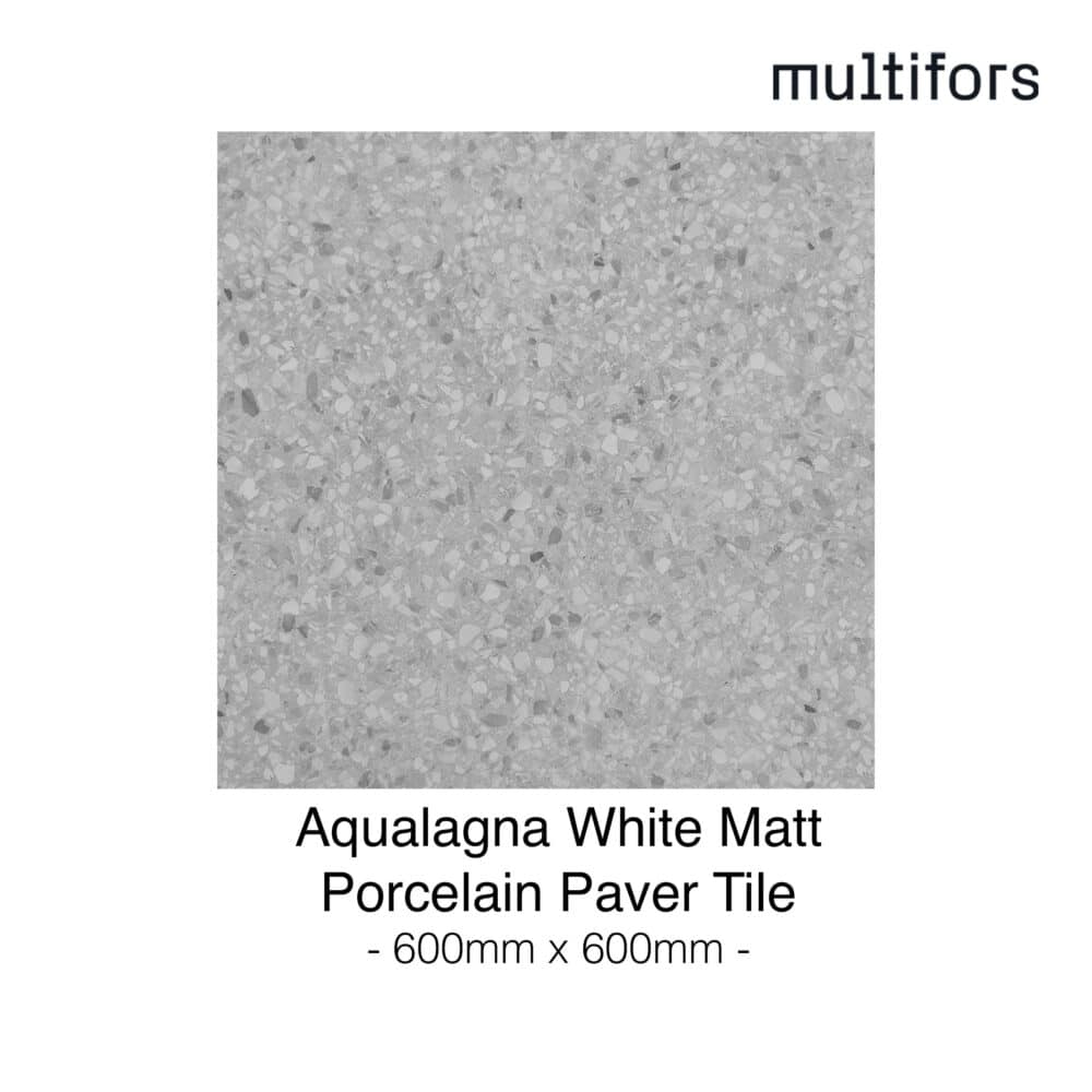 Aqualagna White Matt Porcelain Tile