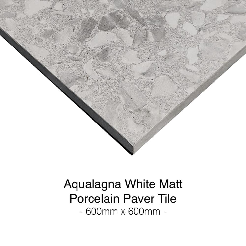 Aqualagna White Matt Porcelain Tile