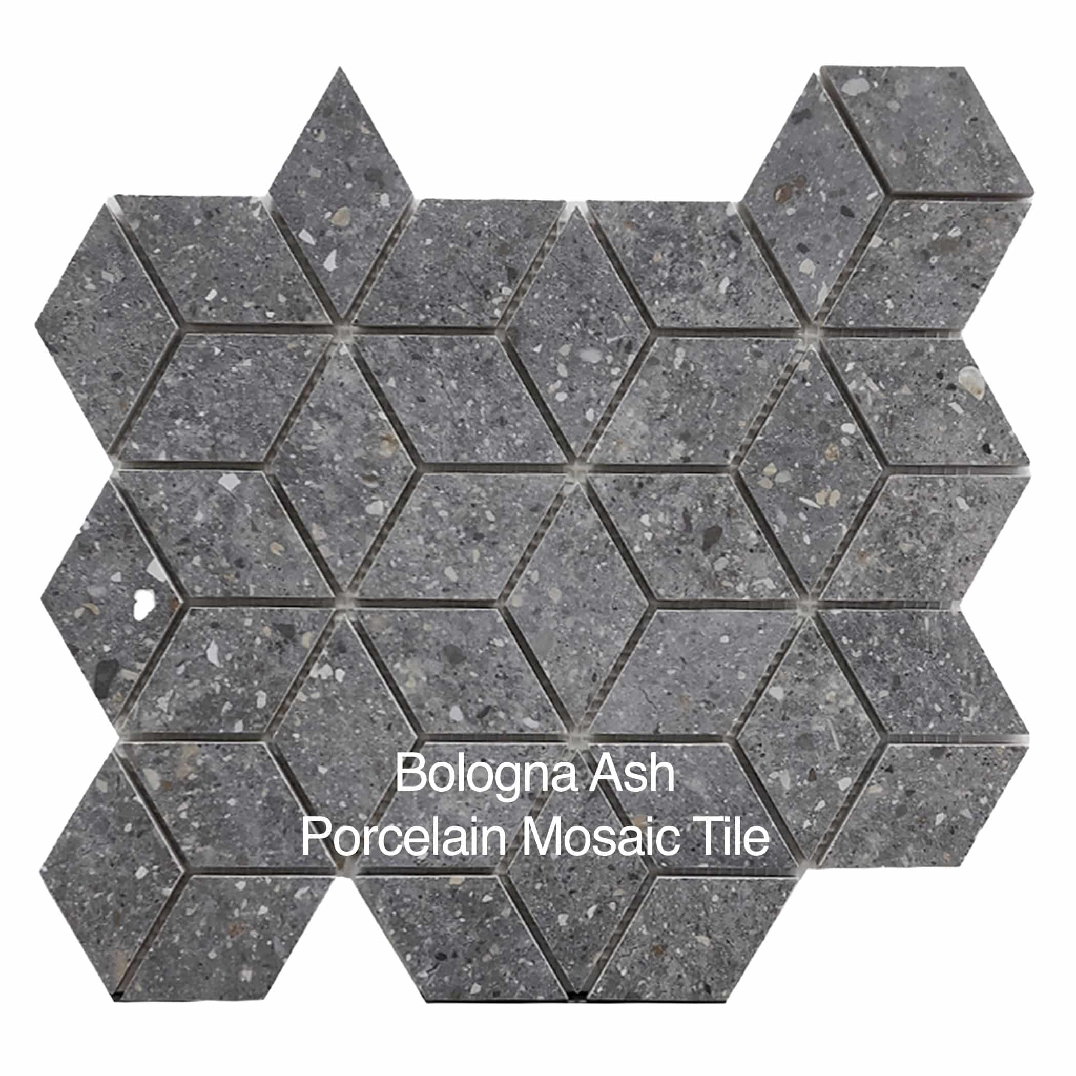 Bologna Ash Porcelain Mosaic Tile - Image 3