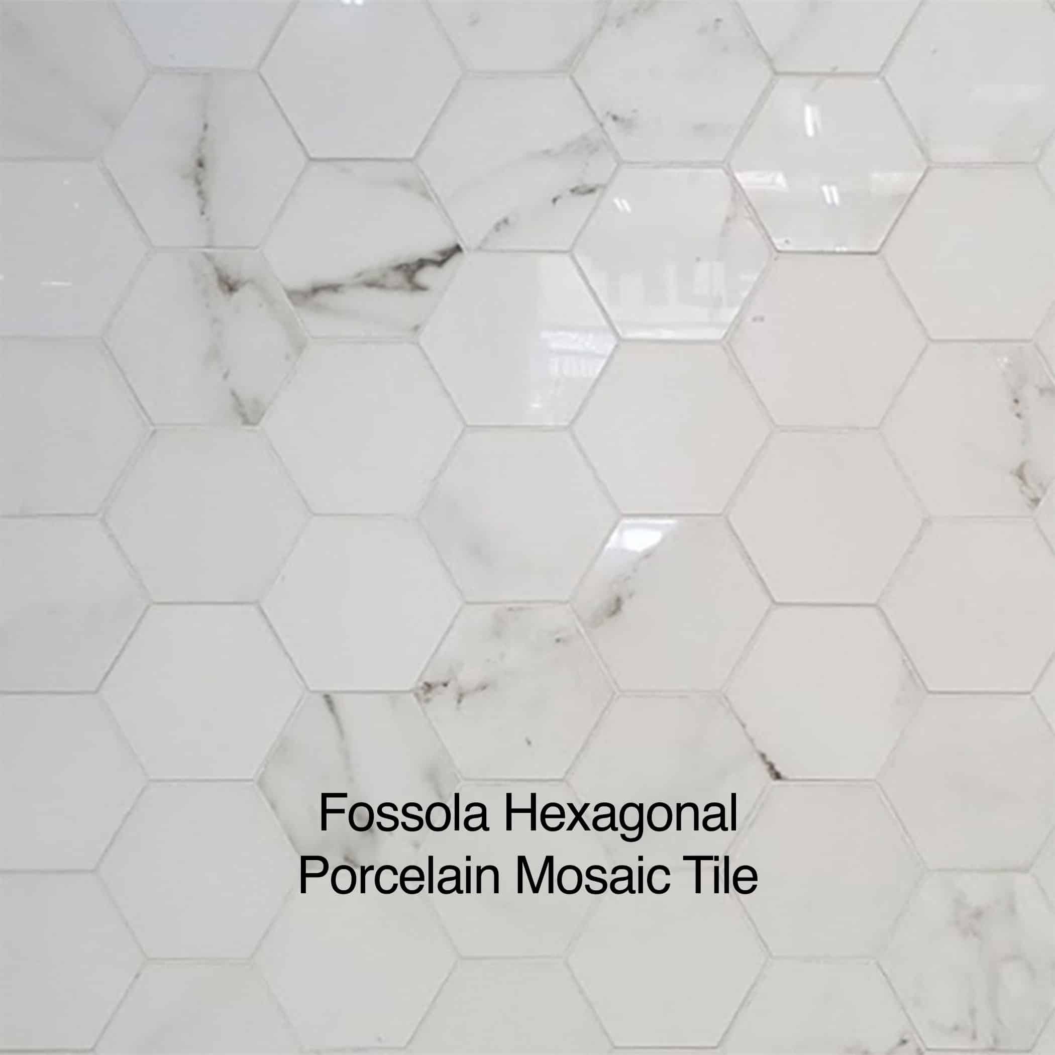 Fossola Hexagonal Porcelain Mosaic Tile - Image 2